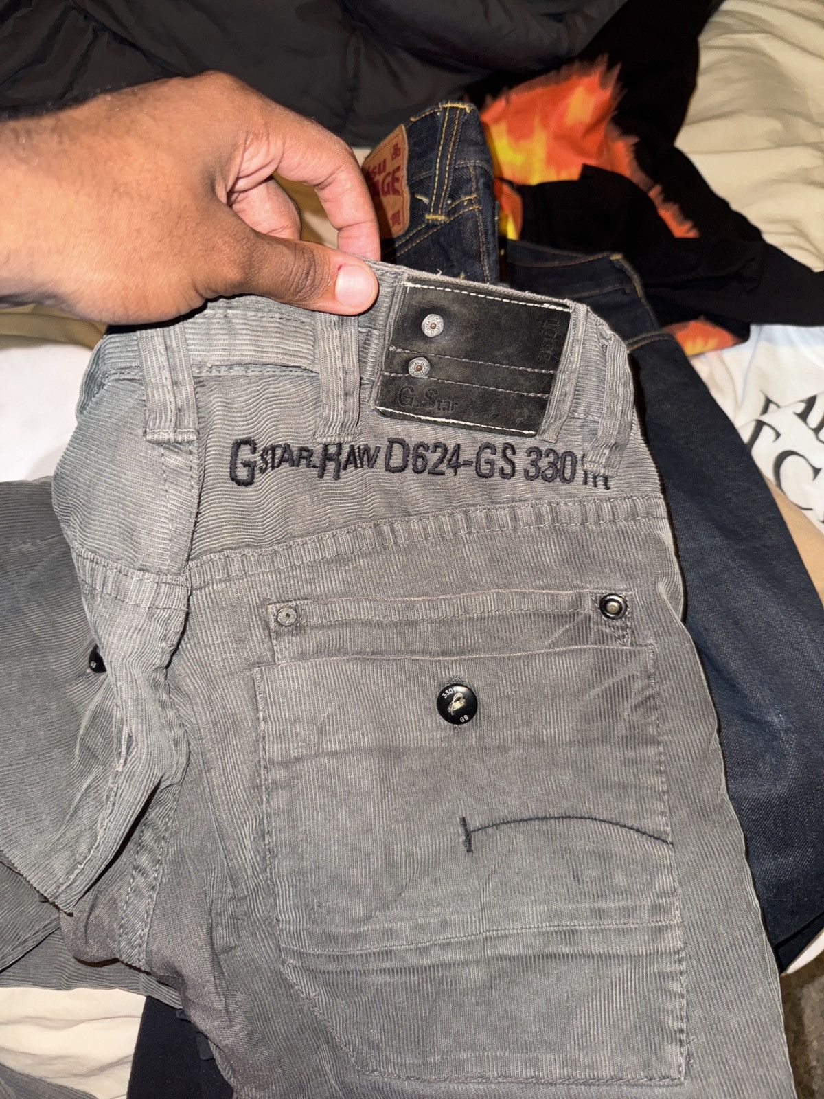 G-Star Corduroy Jean Pant Size US 32 / EU 48 - 4 Thumbnail