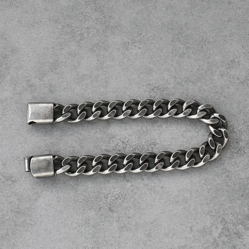 Other Vintage Black Punk Rock Cuban Chain Bracelets Size ONE SIZE - 4 Thumbnail