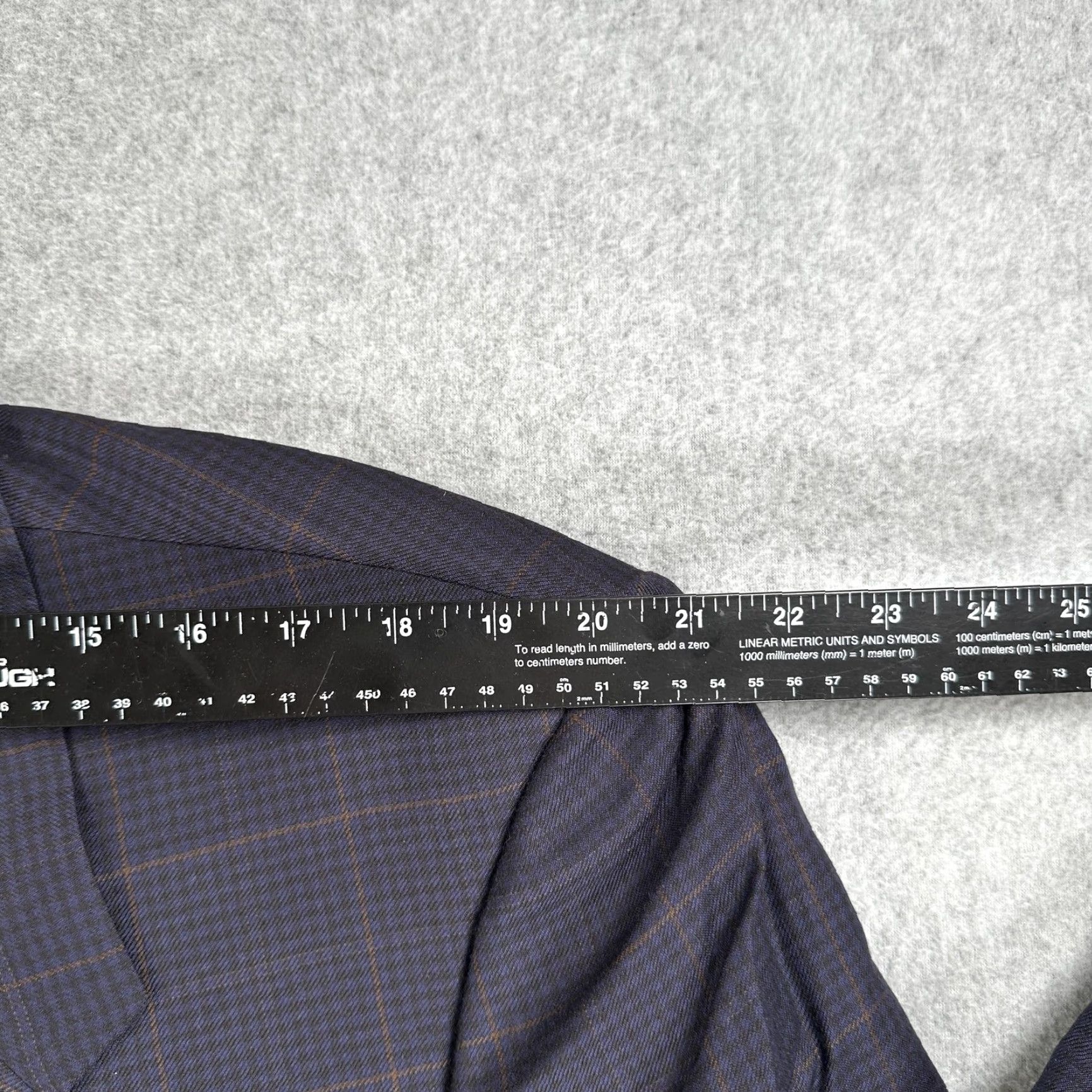 Vintage Ravazzolo Sport Coat Mens 42 Blue Check Wool Three Button Jacket Italy Size US XS / EU 42 / 0 - 4 Thumbnail