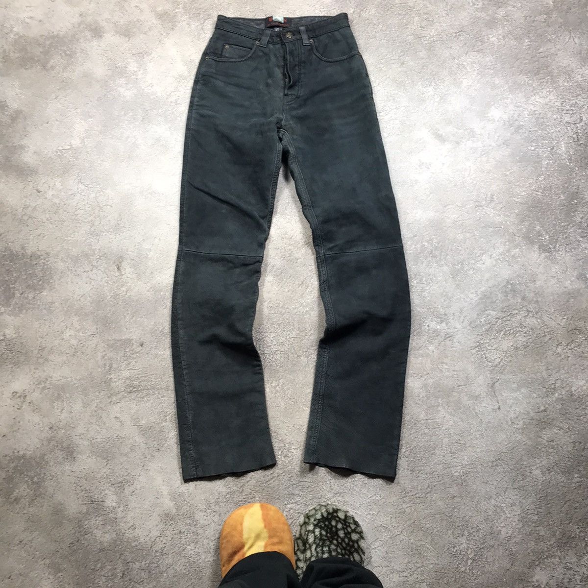 Vintage Vintage Y2K Baggy Wide Leg Distressed Pants Streetwear 27 Size US 27 - 2 Thumbnail