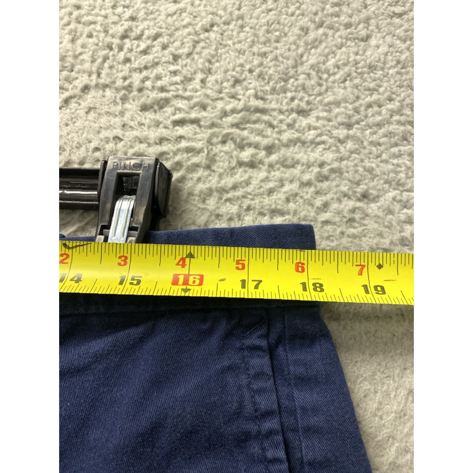 J.Crew VINTAGE J.Crew Mens Chino Shorts Size 36 Casual Flat Front Cotton Blend Navy 9-Inch Inseam Size US 36 / EU 52 - 2 Thumbnail