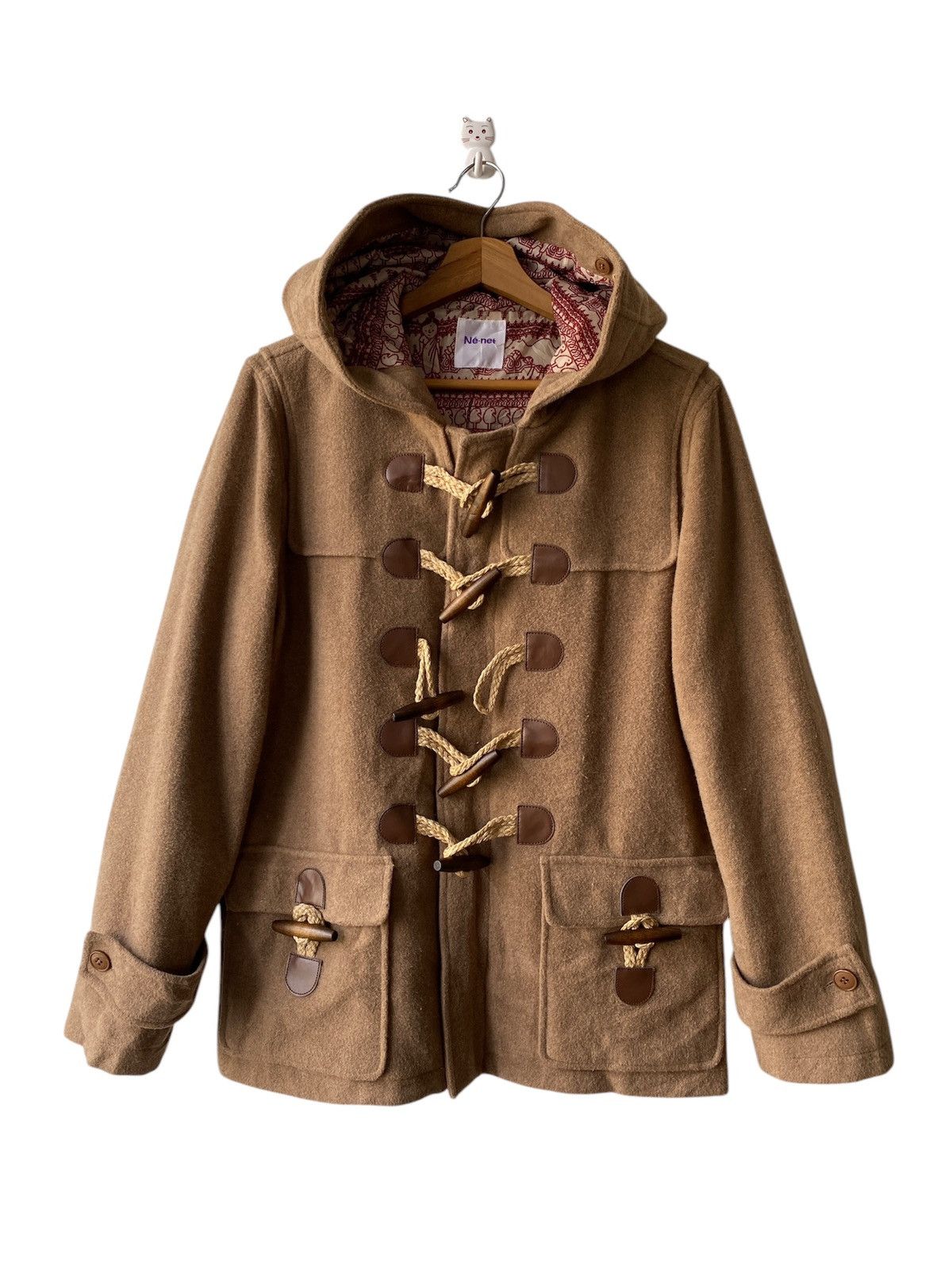 Issey Miyake Net-net Japan By Issey Miyake Wool Duffle Jacket Size US M / EU 48-50 / 2 - 1 Thumbnail