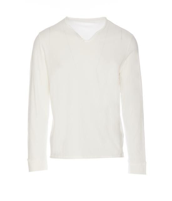 Zadig & Voltaire ZADIG & VOLTAIRE Men Sweater JMTN01630 103 White Size US S / EU 44-46 / 1 - 1 Thumbnail