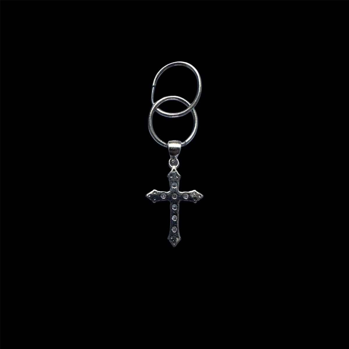 Other Silver Cross Pendant + Free Ring! Size ONE SIZE - 2 Thumbnail