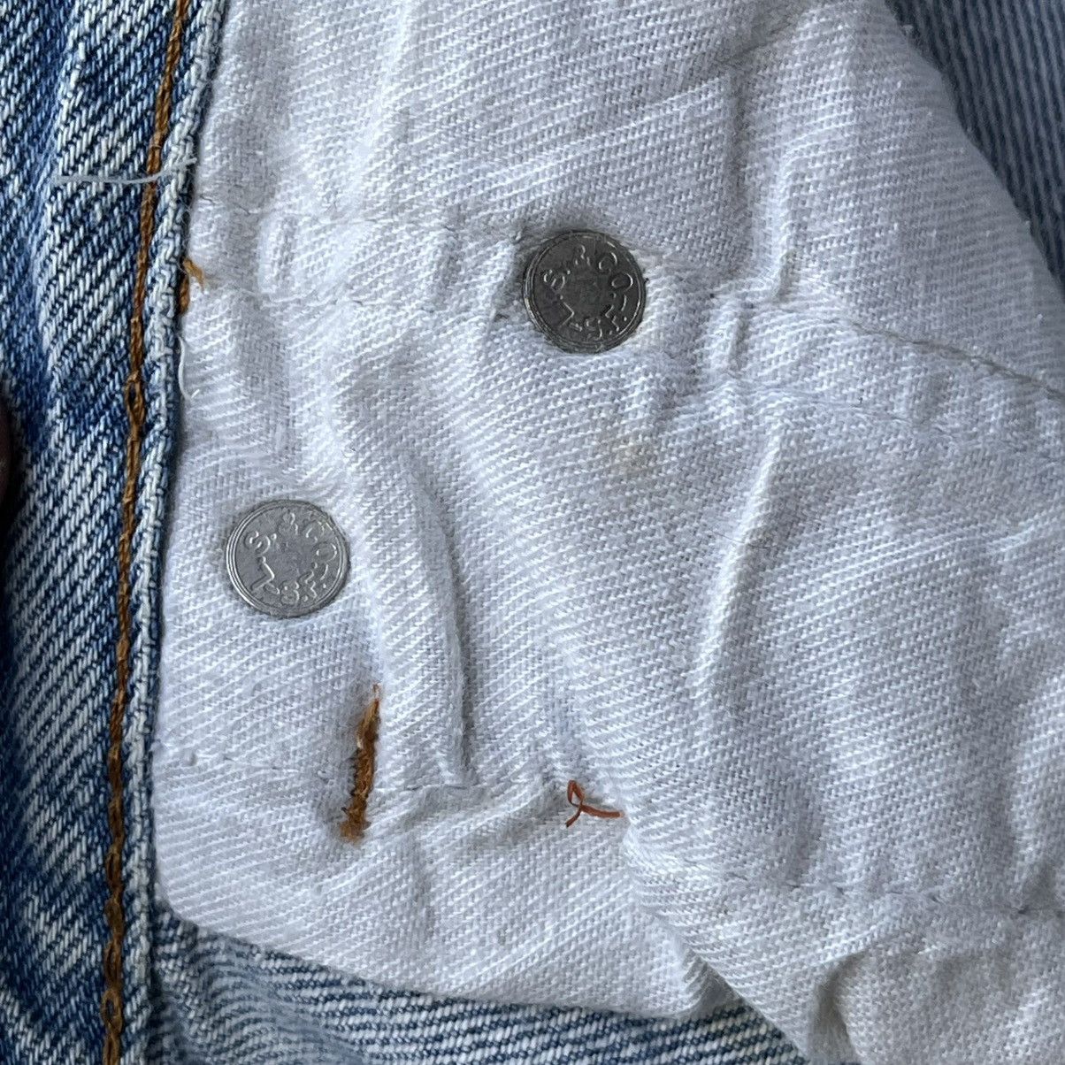 Levi's Thrashed Vintage 80s Levi’s 501 Denim Jeans Size US 32 / EU 48 - 20 Thumbnail