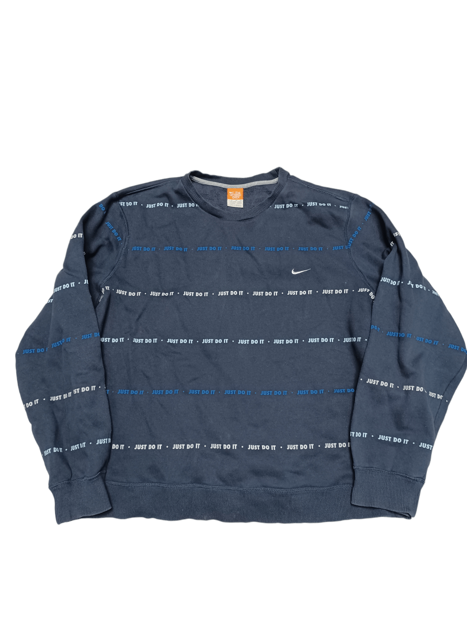 Nike 2008 NIKE JUST DO IT VNTG MONOGRAM OVERSIZED BOXY SWEATSHIRT Size US XL / EU 56 / 4 - 1 Thumbnail