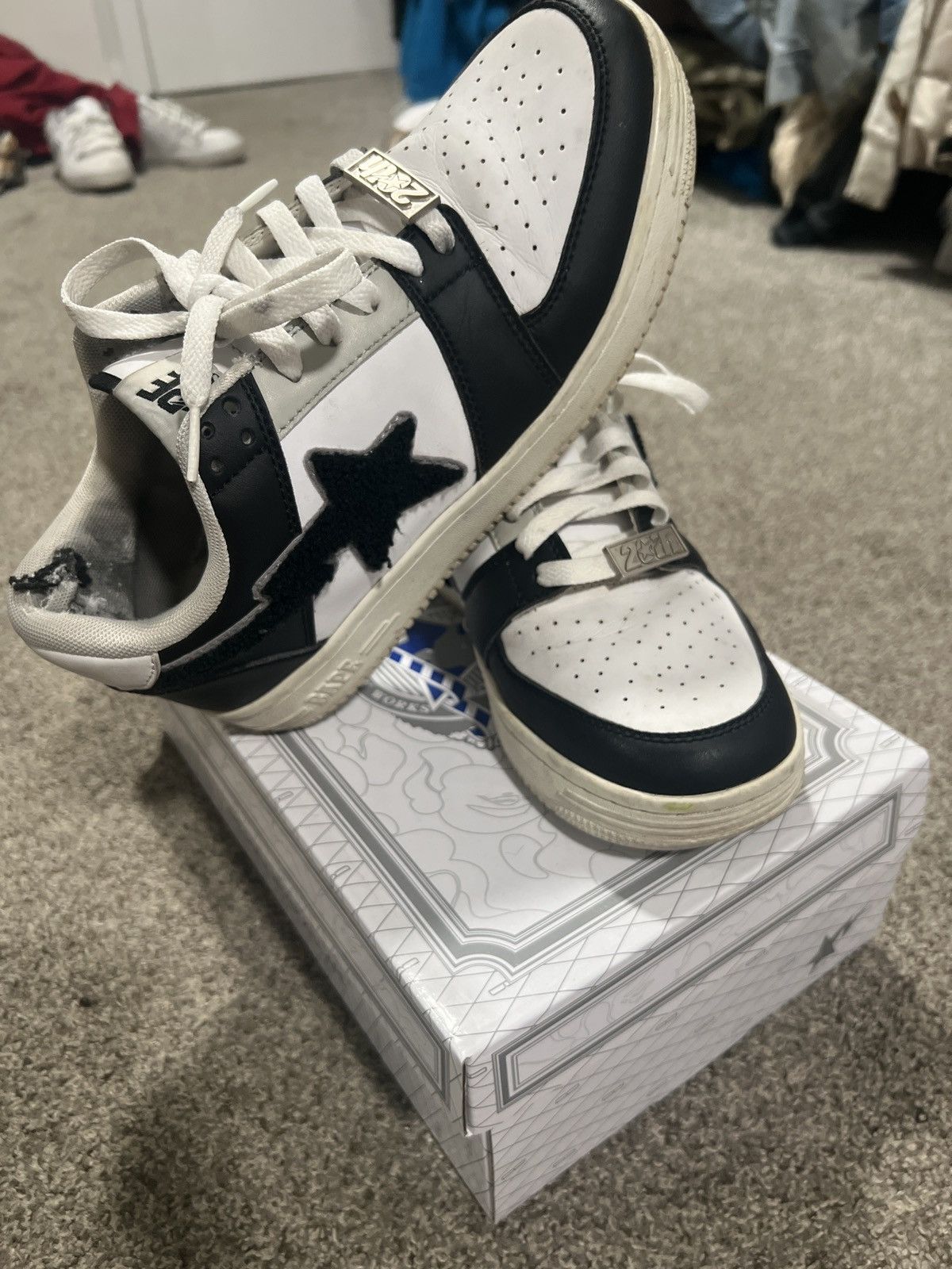 Bape Bapesta Patched Size US 8 / EU 41 - 8 Thumbnail