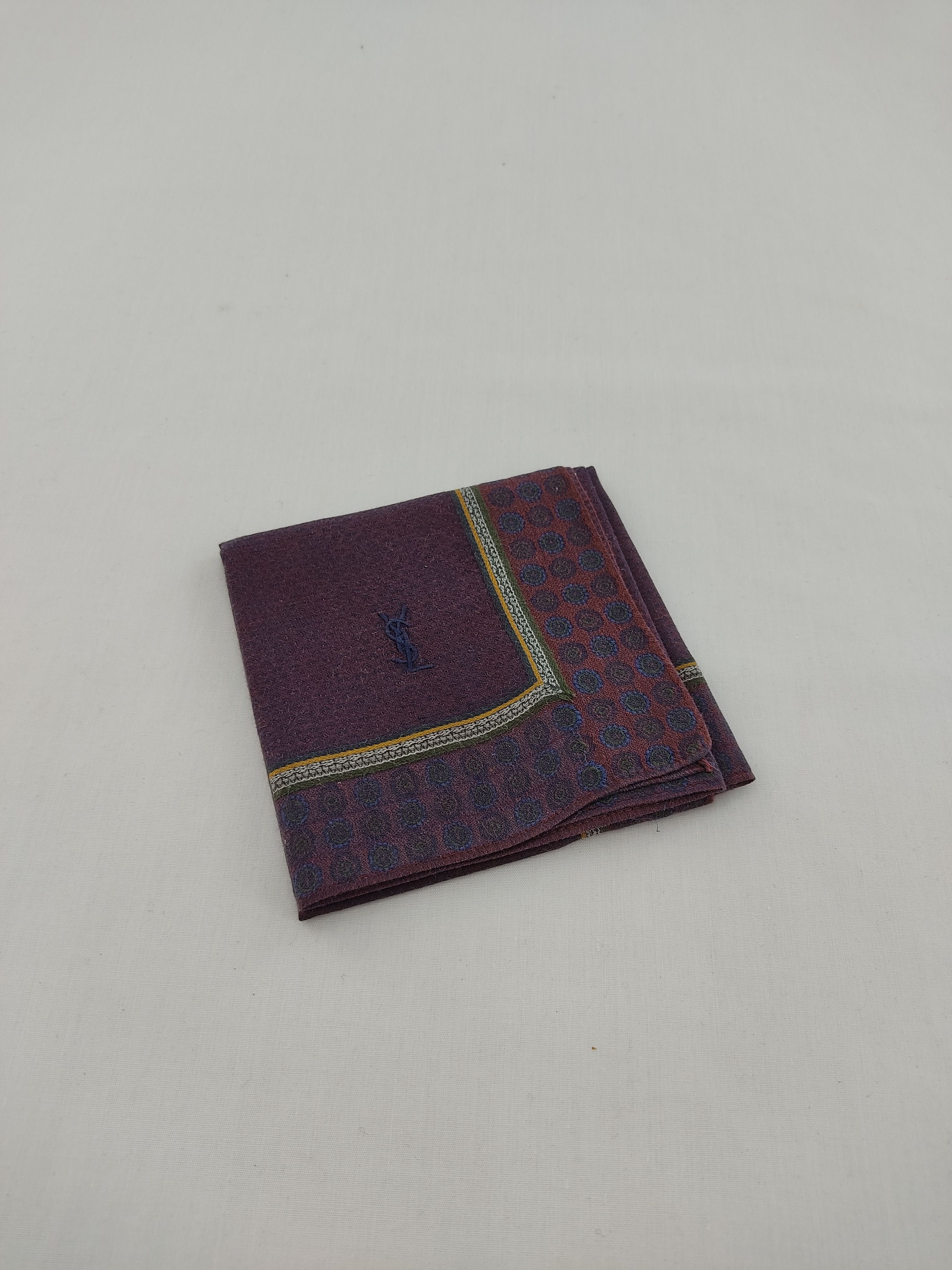 Vintage × Yves Saint Laurent Vintage Yves Saint Laurent Handkerchief / Neckwear / Bandana Size ONE SIZE - 2 Thumbnail