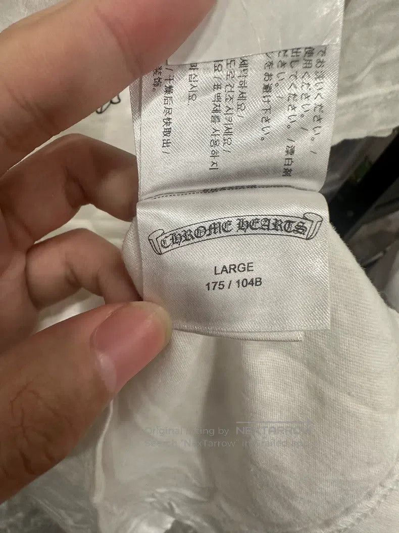 Chrome Hearts CHROME HEARTS Size L Sanskrit neckline back cross short sle Size US L / EU 52-54 / 3 - 6 Thumbnail