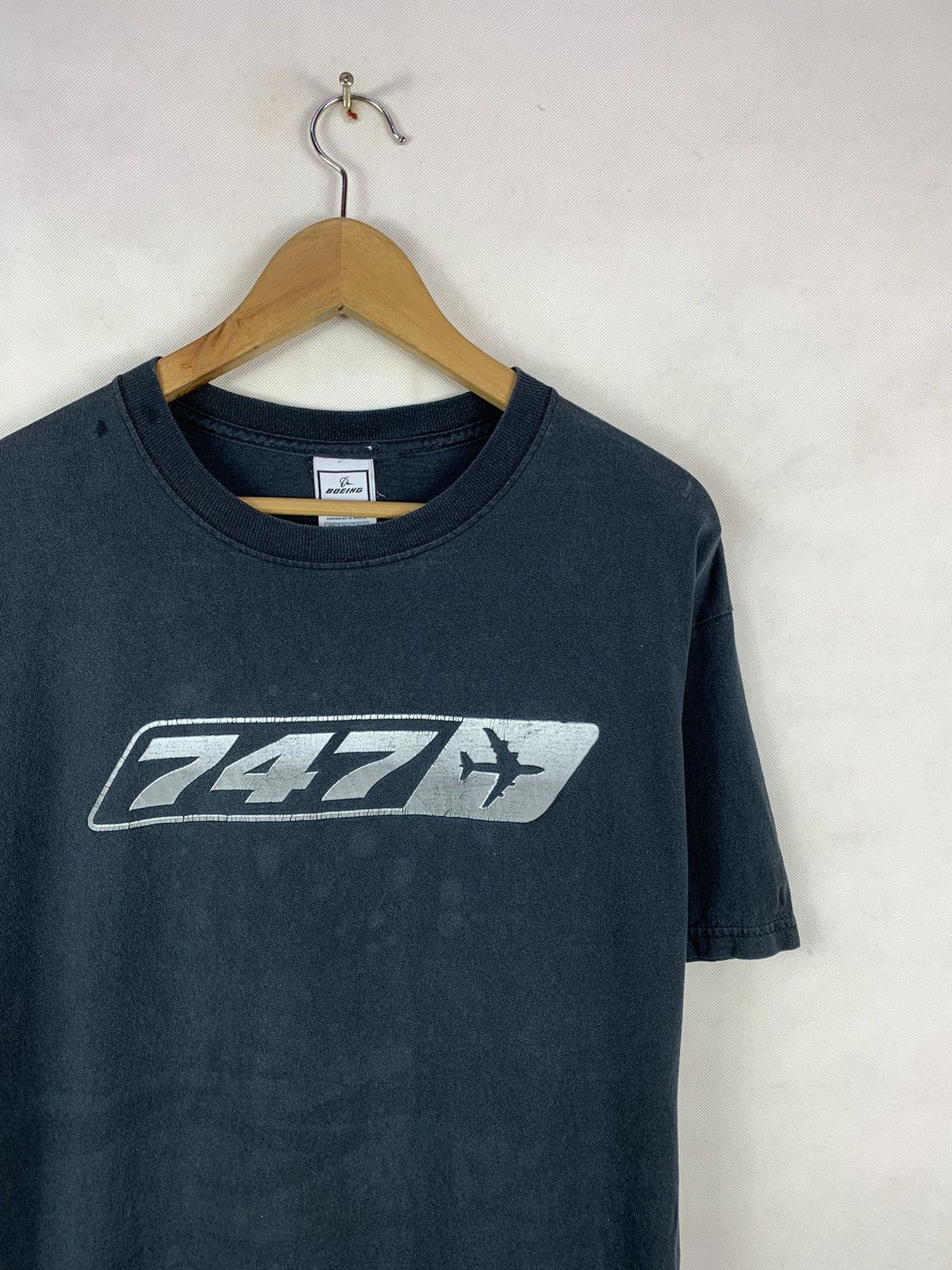 Vintage Rare! Vintage Y2K Boeing 747 Planes Promo Tee Size US L / EU 52-54 / 3 - 2 Thumbnail