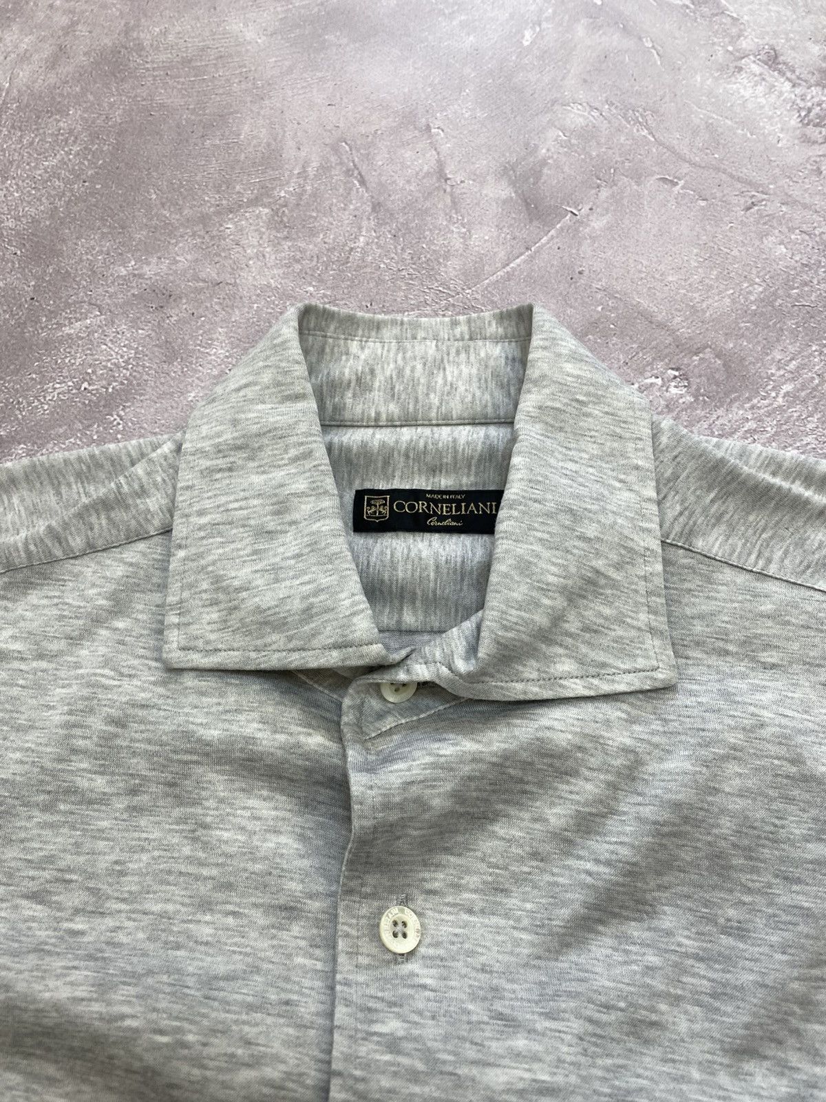 Corneliani Vintage Corneliani Cotton Plain Weekday Shirt Long Sleeve Size US M / EU 48-50 / 2 - 5 Thumbnail