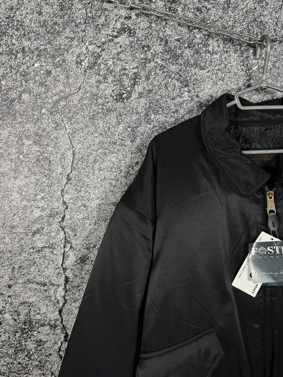 Fostex Garments Men’s Fostex Garment Bomber Jacket Flyer's MA-1 Size 5XL Size US XXL / EU 58 / 5 - 3 Thumbnail
