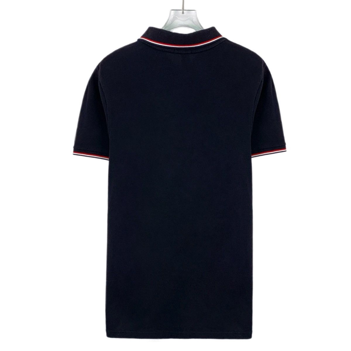 Moncler Moncler Black Logo Patch Cotton Polo Shirt K26WX Size US S / EU 44-46 / 1 - 2 Thumbnail