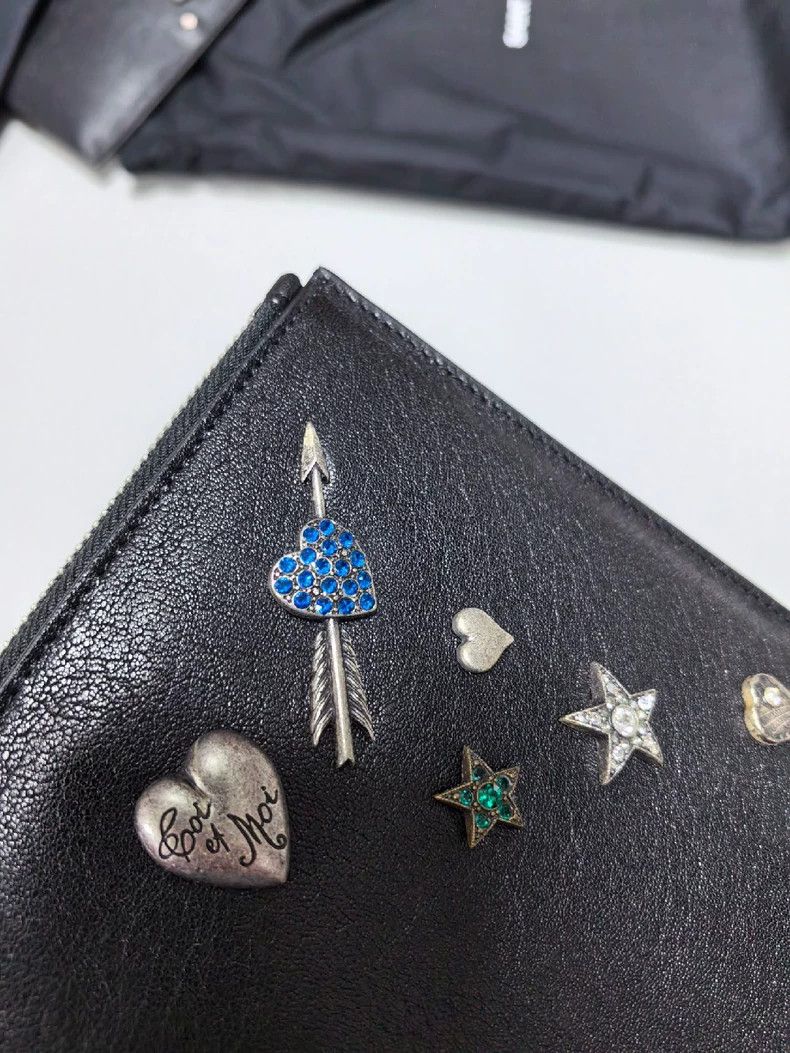 Saint Laurent Paris saint laurent parisClutch with metal inlay bag 2503-Nextarr Size ONE SIZE - 3 Thumbnail