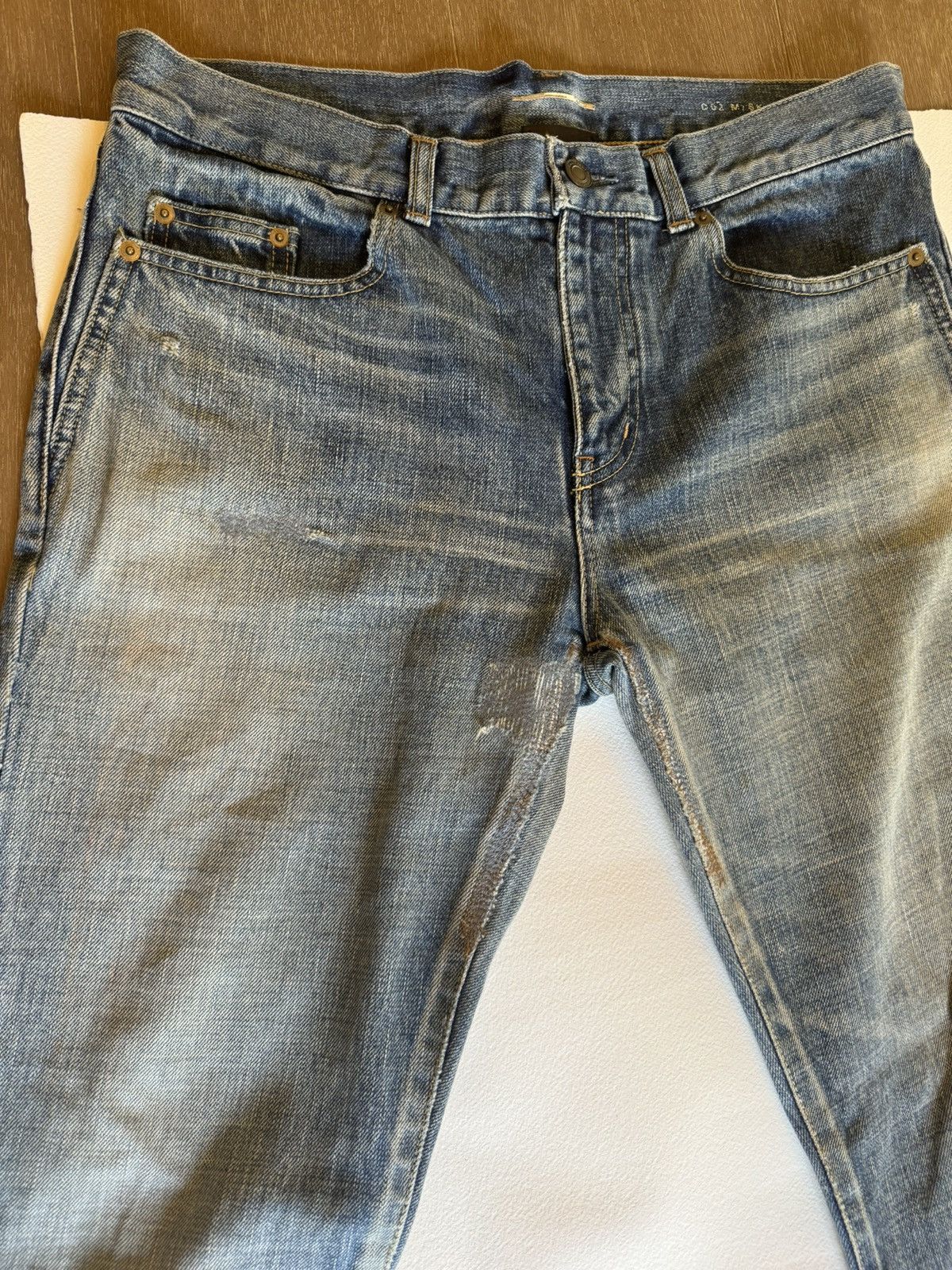 Saint Laurent Paris D02 Jeans Size US 31 - 3 Thumbnail