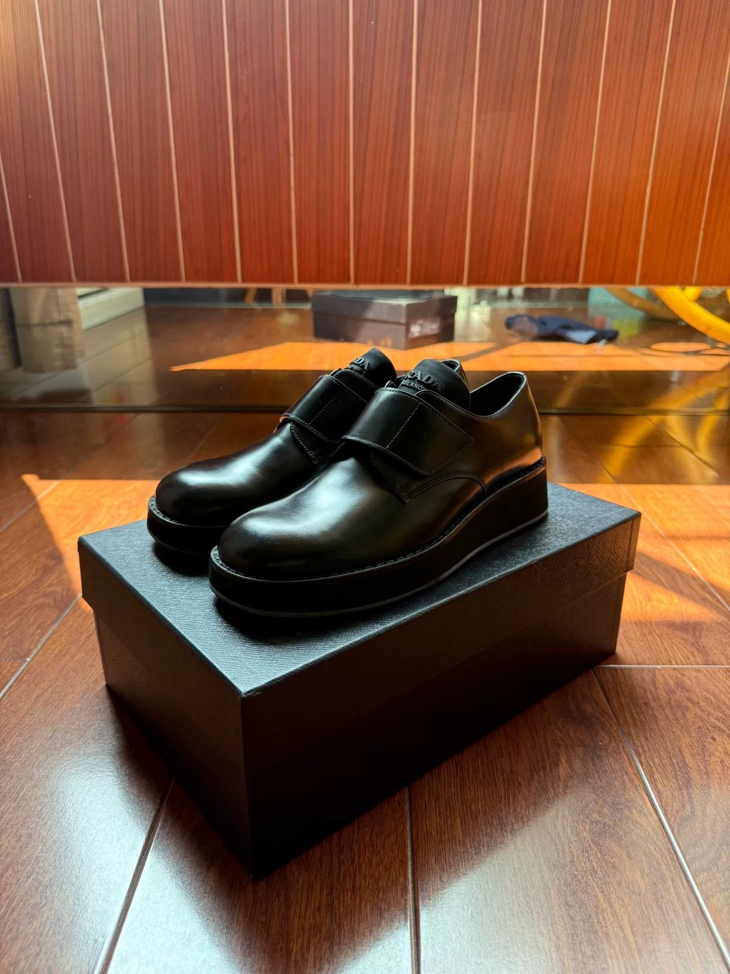 Prada Prada Velcro Derby Shoes Size US 8 / EU 41 - 1 Thumbnail