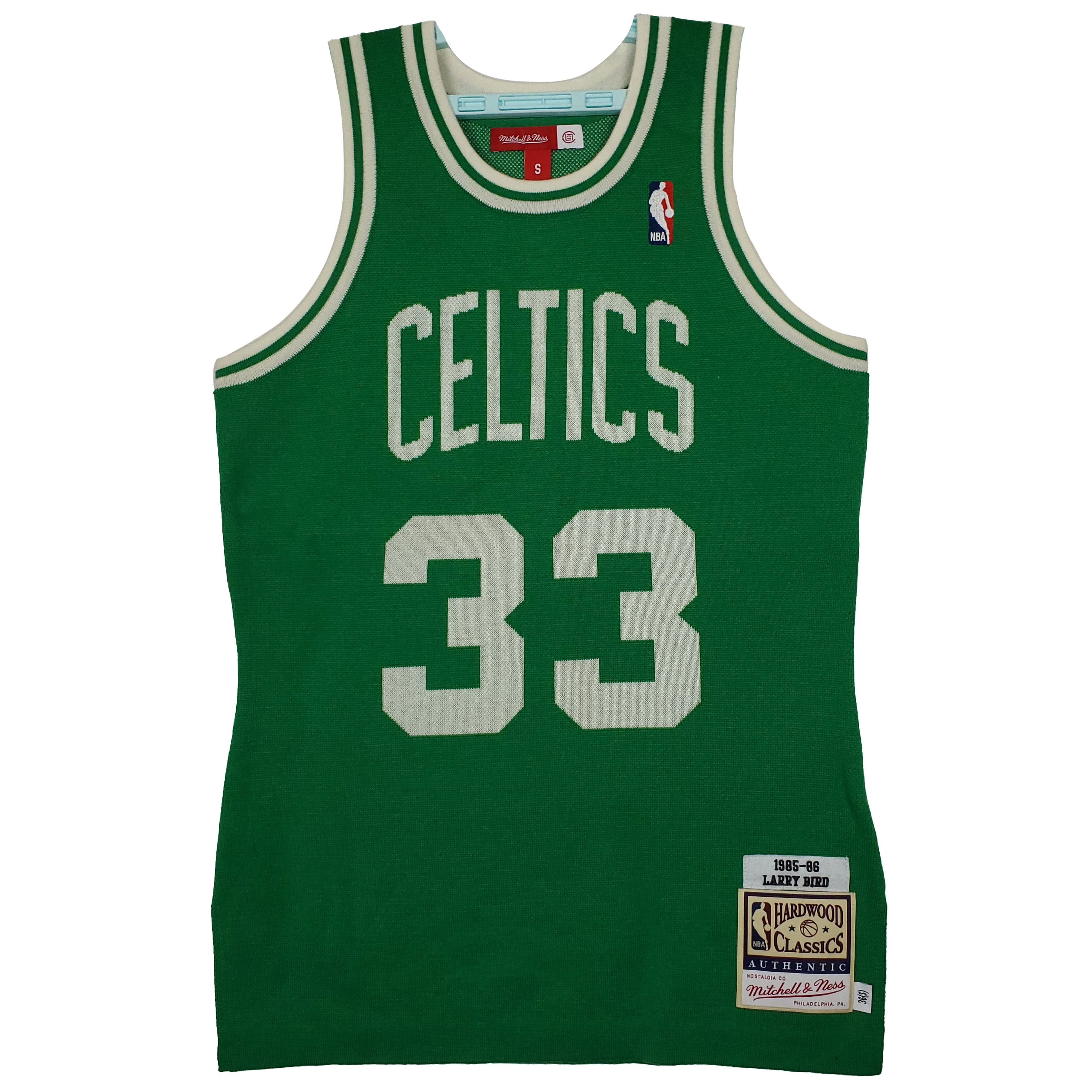 CLOT × Mitchell & Ness Larry Bird Boston Celtics Mitchell & Ness Knit Jersey XSmall Size US S / EU 44-46 / 1 - 1 Thumbnail