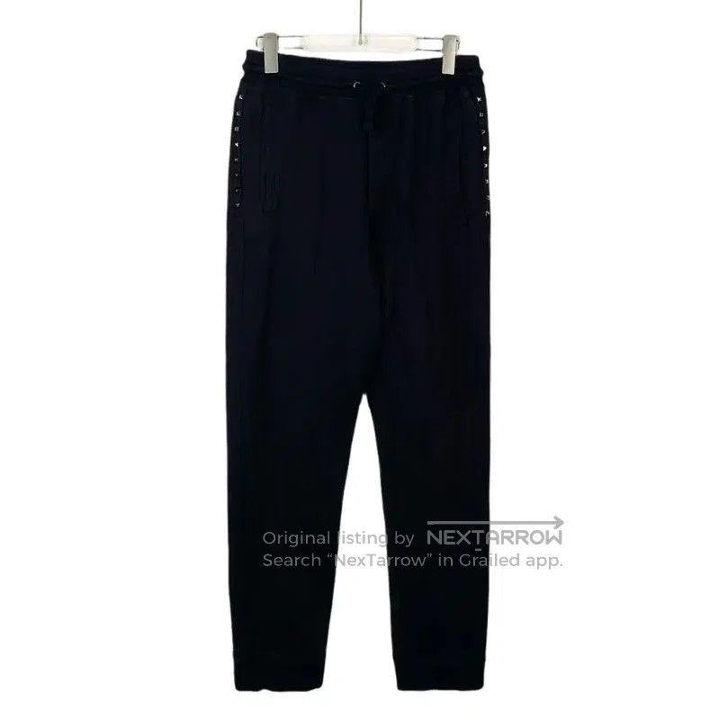 Valentino Black Cotton Men's Casual Pants .