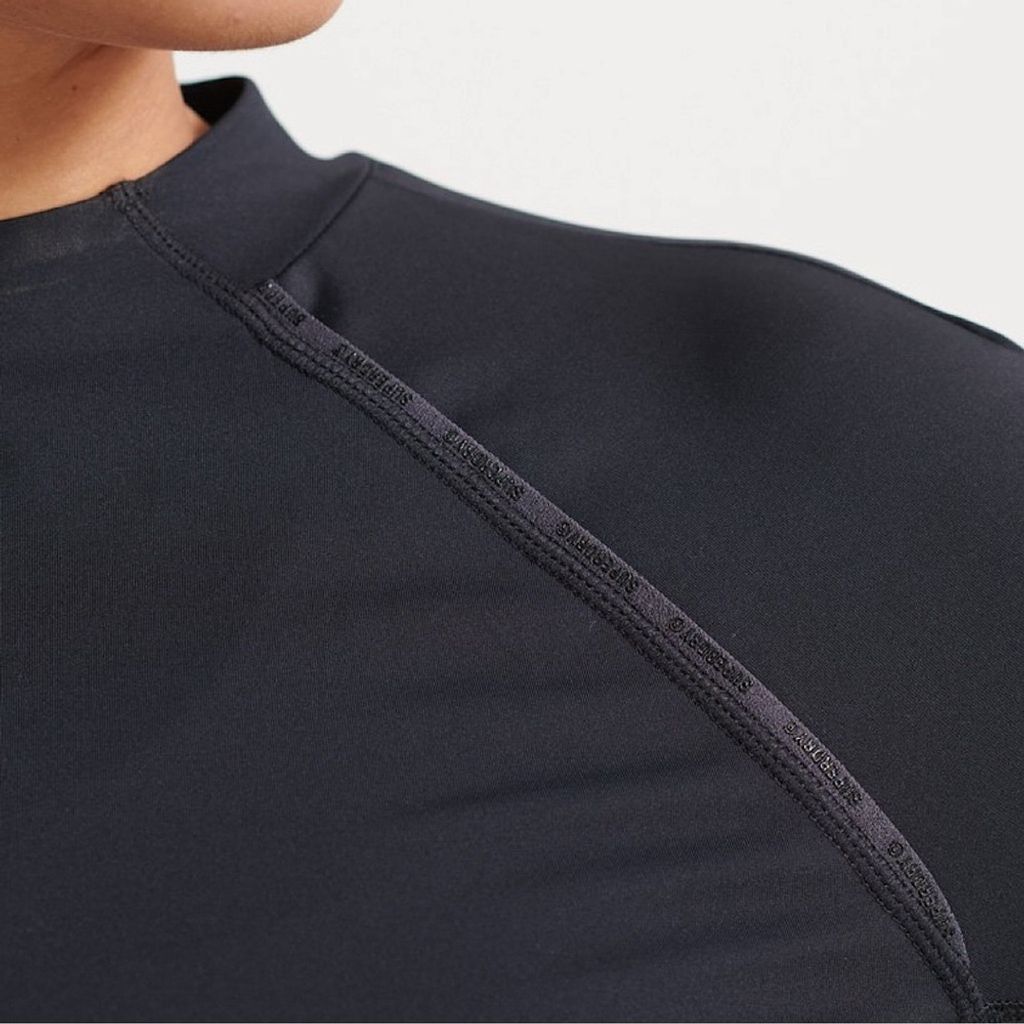 Superdry SUPERDRY Run 3/4 Sleeve Crop Top Women’s SIZE XL. Black Size XL / US 12-14 / IT 48-50 - 3 Thumbnail
