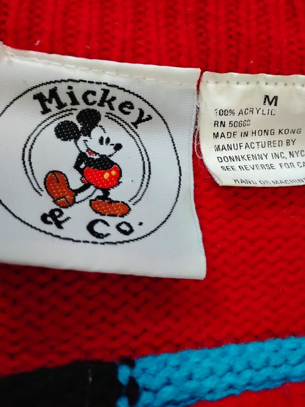 Mickey Mouse Vintage Mickey & Co. Minnie Mouse AOP Crewneck Sweater Size M / US 6-8 / IT 42-44 - 3 Thumbnail
