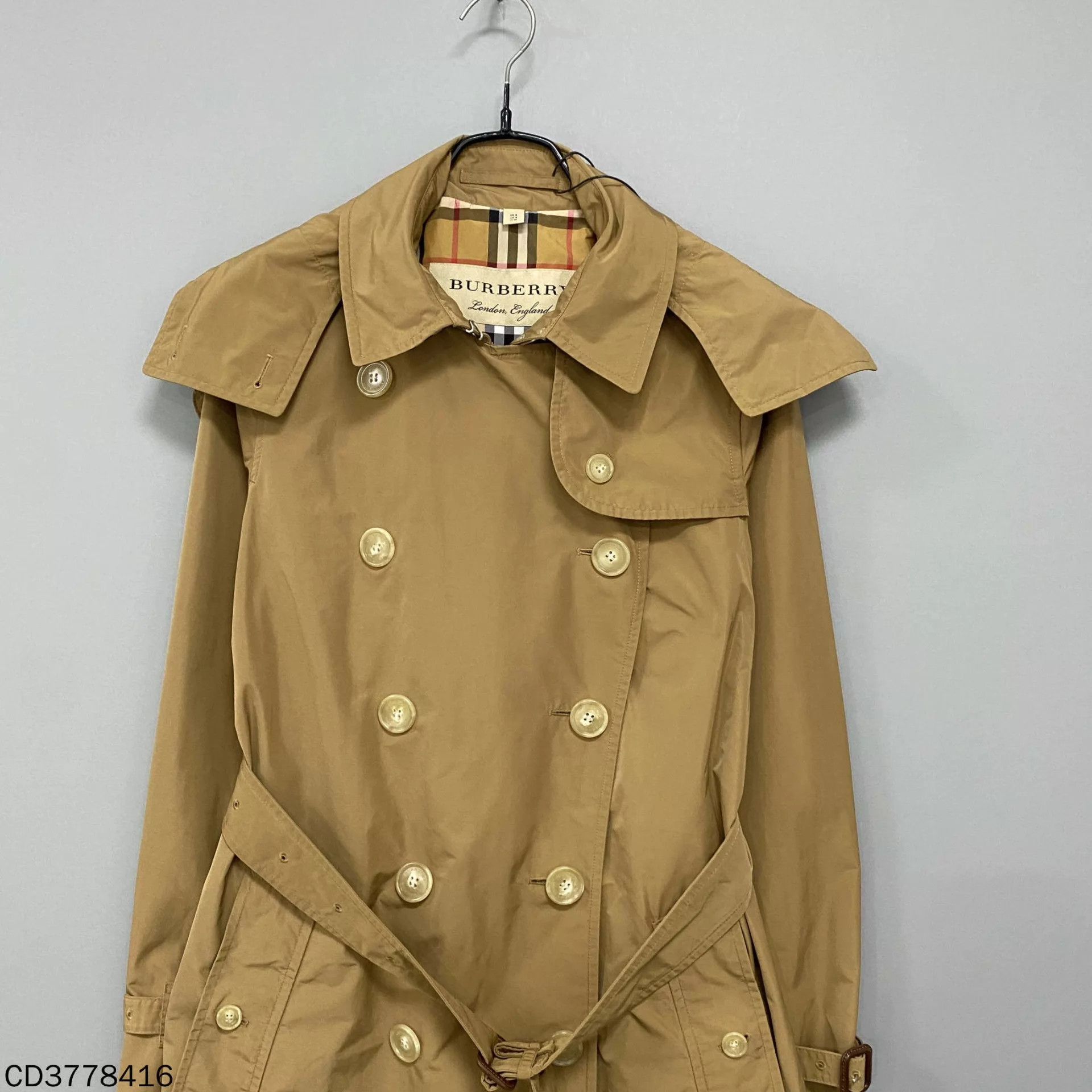 Burberry Burberry Double-Breasted Check Nylon Trench Coat UK6 99new Size XS / US 0-2 / IT 36-38 - 2 Thumbnail