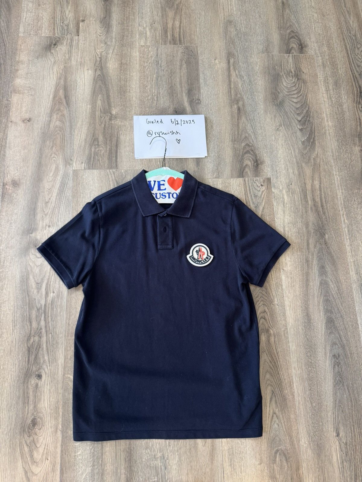 Moncler Moncler Polo Shirt Size US M / EU 48-50 / 2 - 1 Thumbnail