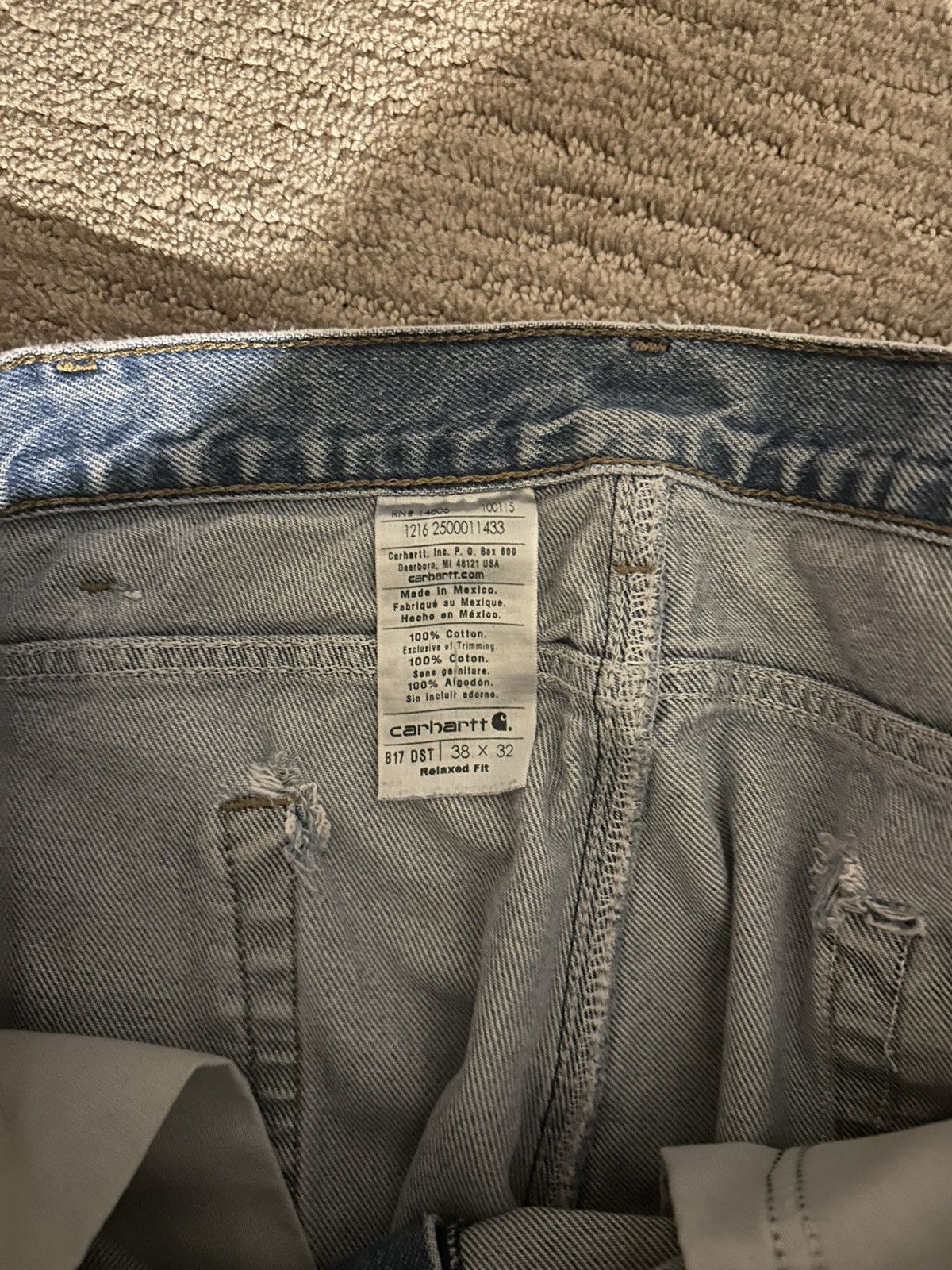 Carhartt Carrhart Jeans Size US 38 / EU 54 - 7 Thumbnail