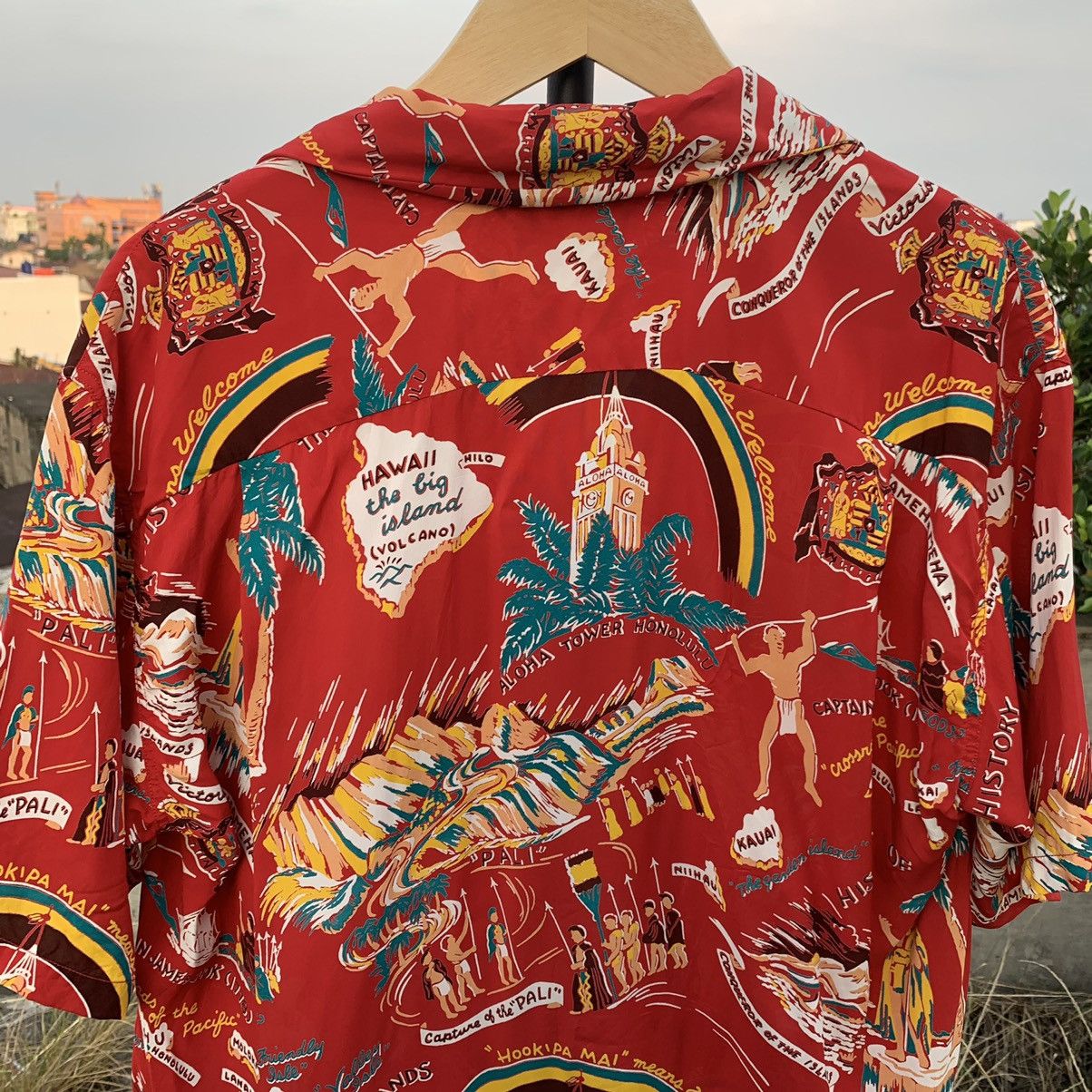 Sugar Cane × Toyo Enterprises *RARE* Vtg TOYO ENTERPRISE Sun Surf Loop Open Collar Shirt Size US L / EU 52-54 / 3 - 12 Thumbnail