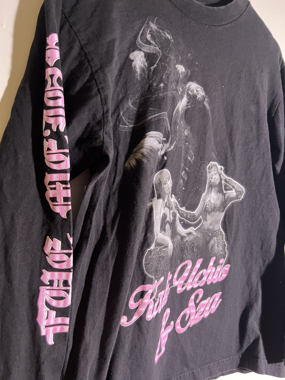 Vintage Kali Uchis & Sza Fue Mejor Streetwear Retro R&B Music Shirt Size US S / EU 44-46 / 1 - 5 Thumbnail