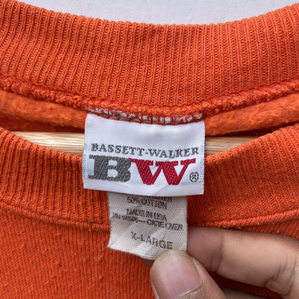 Japanese Brand × Vintage Vintage 80s Bassett - Walker SweatshirCrewneck Made In Usa Size US M / EU 48-50 / 2 - 7 Thumbnail