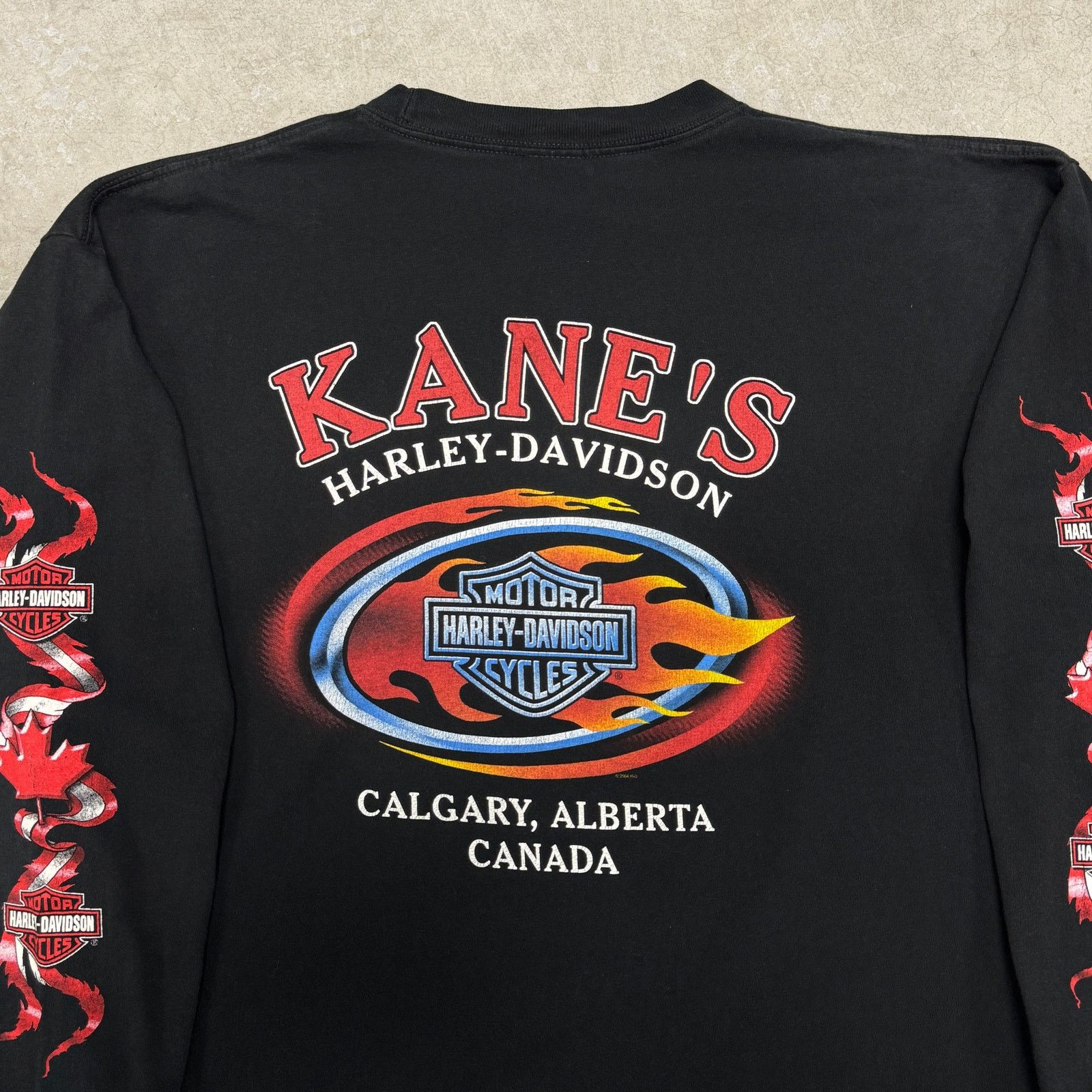 Harley Davidson Vintage Harley Davidson Canada Longsleeve Size US XL / EU 56 / 4 - 4 Thumbnail