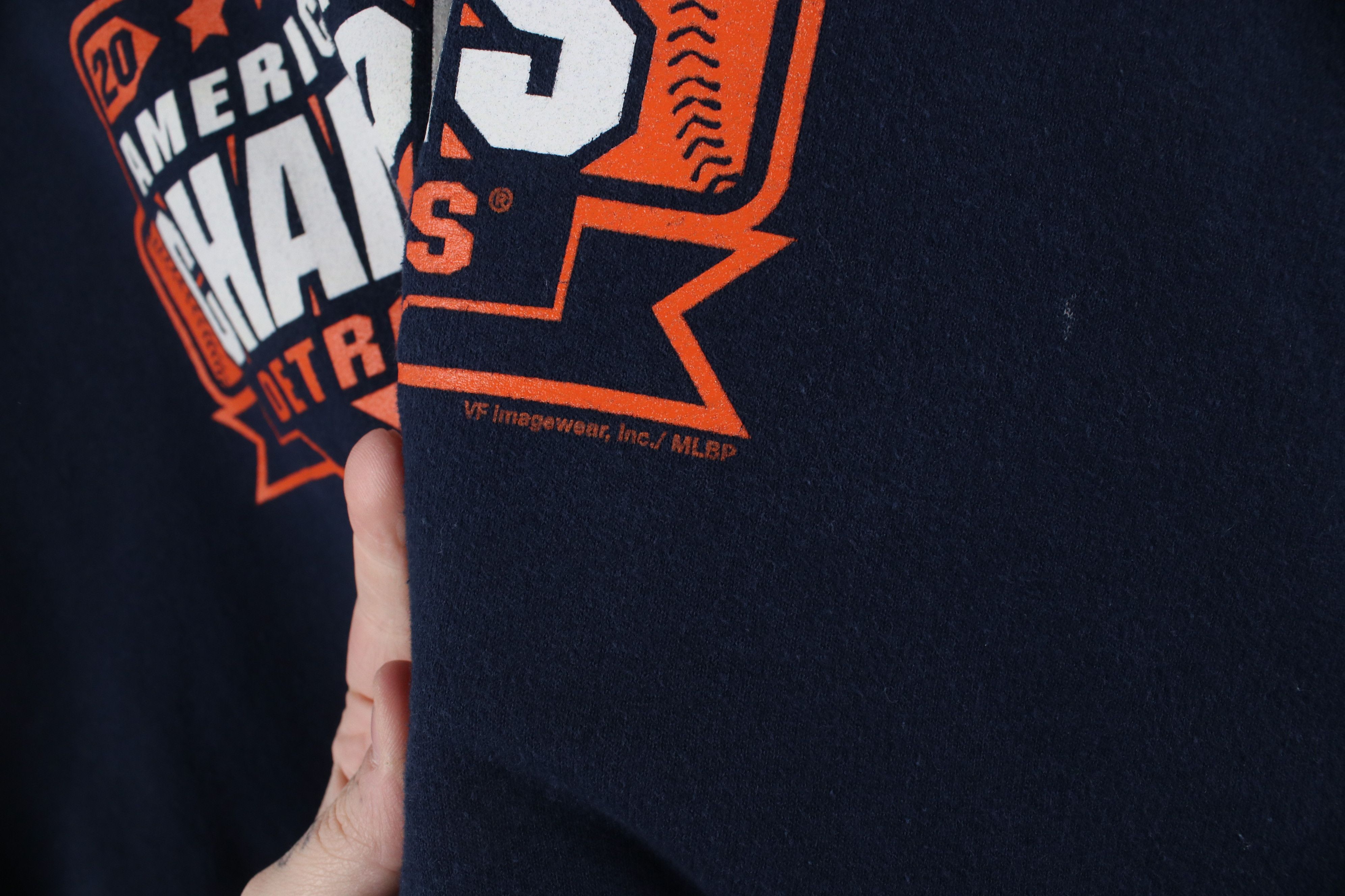Vintage Vintage Y2K World Series Detroit Tigers Baseball Hoodie Blue Size US XL / EU 56 / 4 - 5 Thumbnail