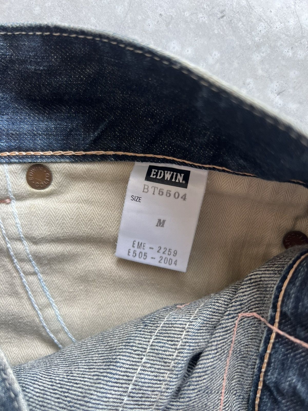 Edwin Edwin Blue Trip Sz.M 33x29.5 Belt Buckle Flare Jeans Size US 33 - 7 Thumbnail