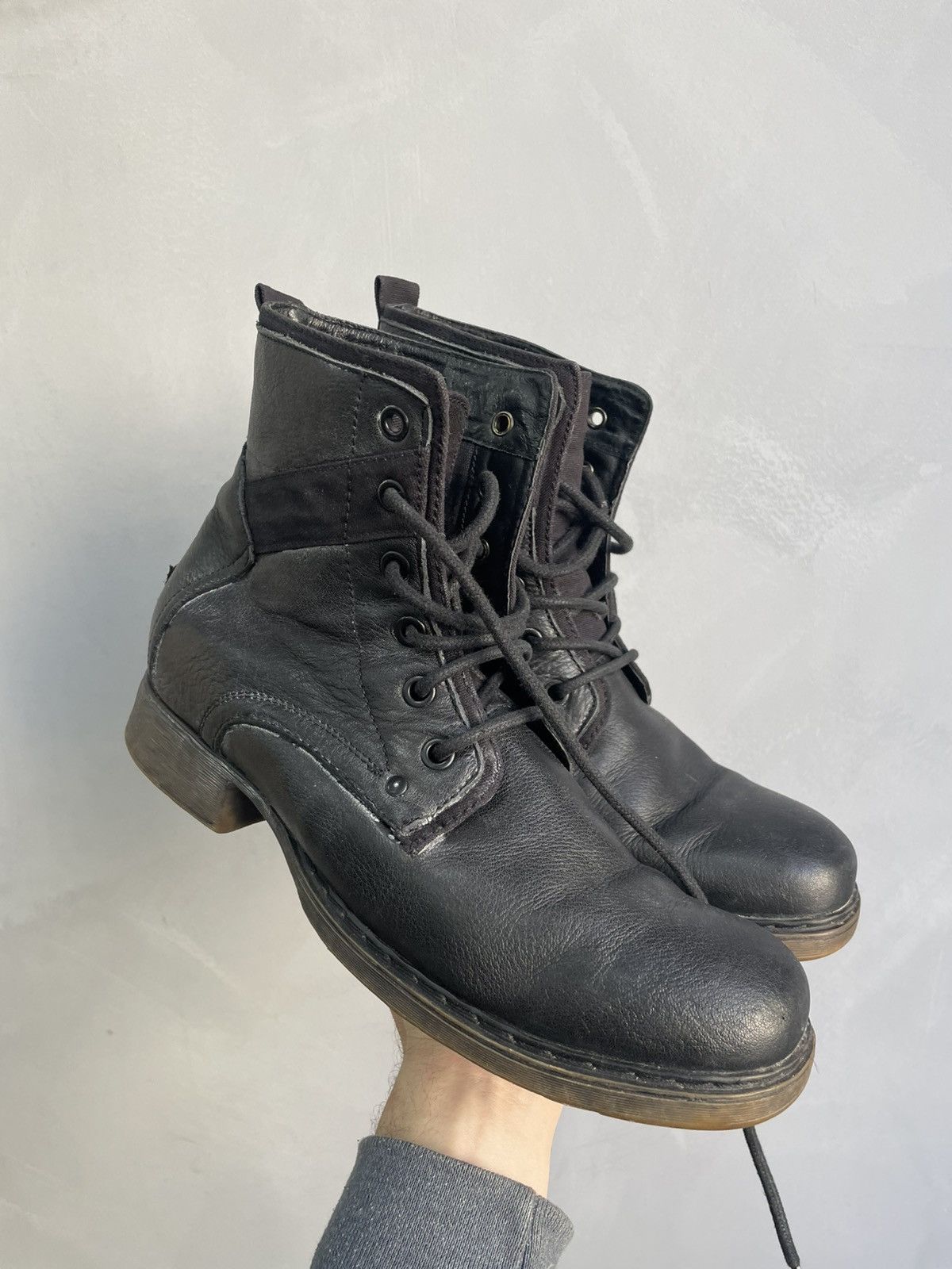 Archival Clothing × Avant Garde × Guidi SUEDE Vintage Leather Cowboy ...