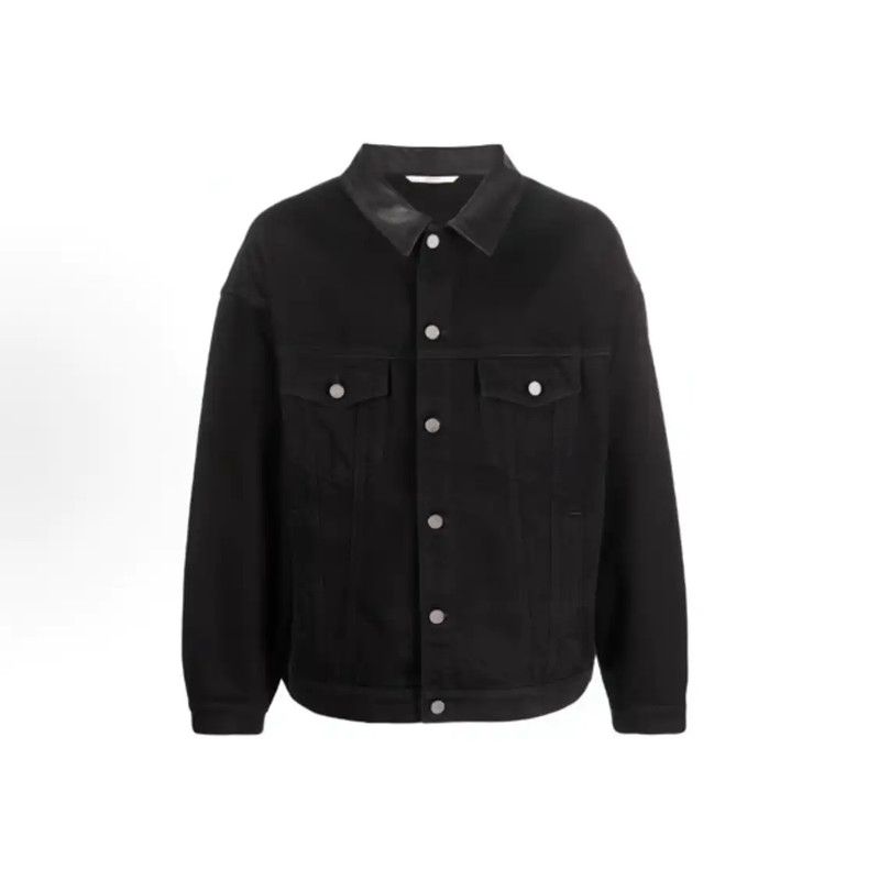 Valentino Valentino Black Men's Casual Jacket 0089 Size US M / EU 48-50 / 2 - 1 Thumbnail