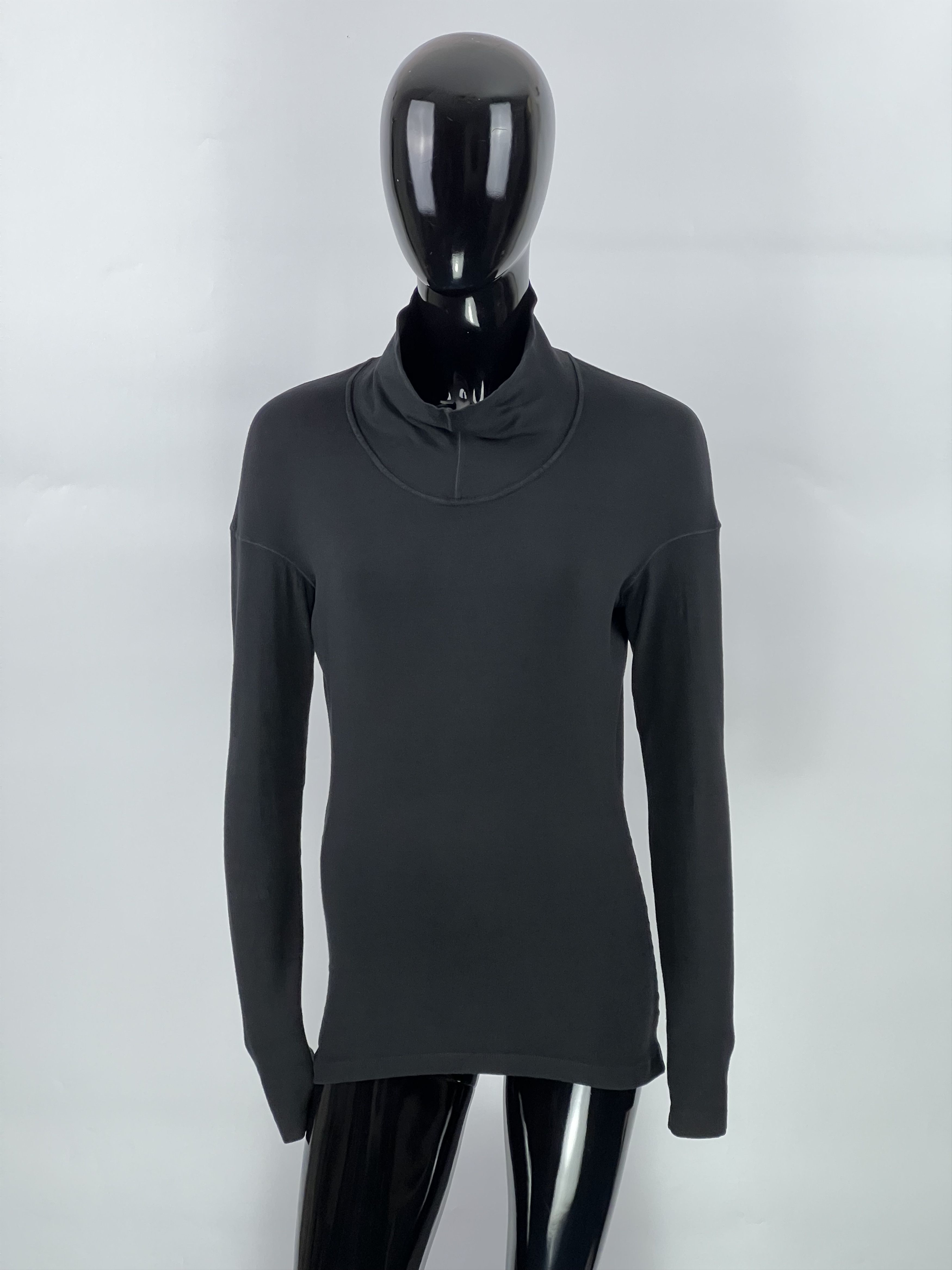 C.P. Company × Vintage C.P. Company Women's Black Long Sleeve T Shirt Size M / US 6-8 / IT 42-44 - 1 Thumbnail