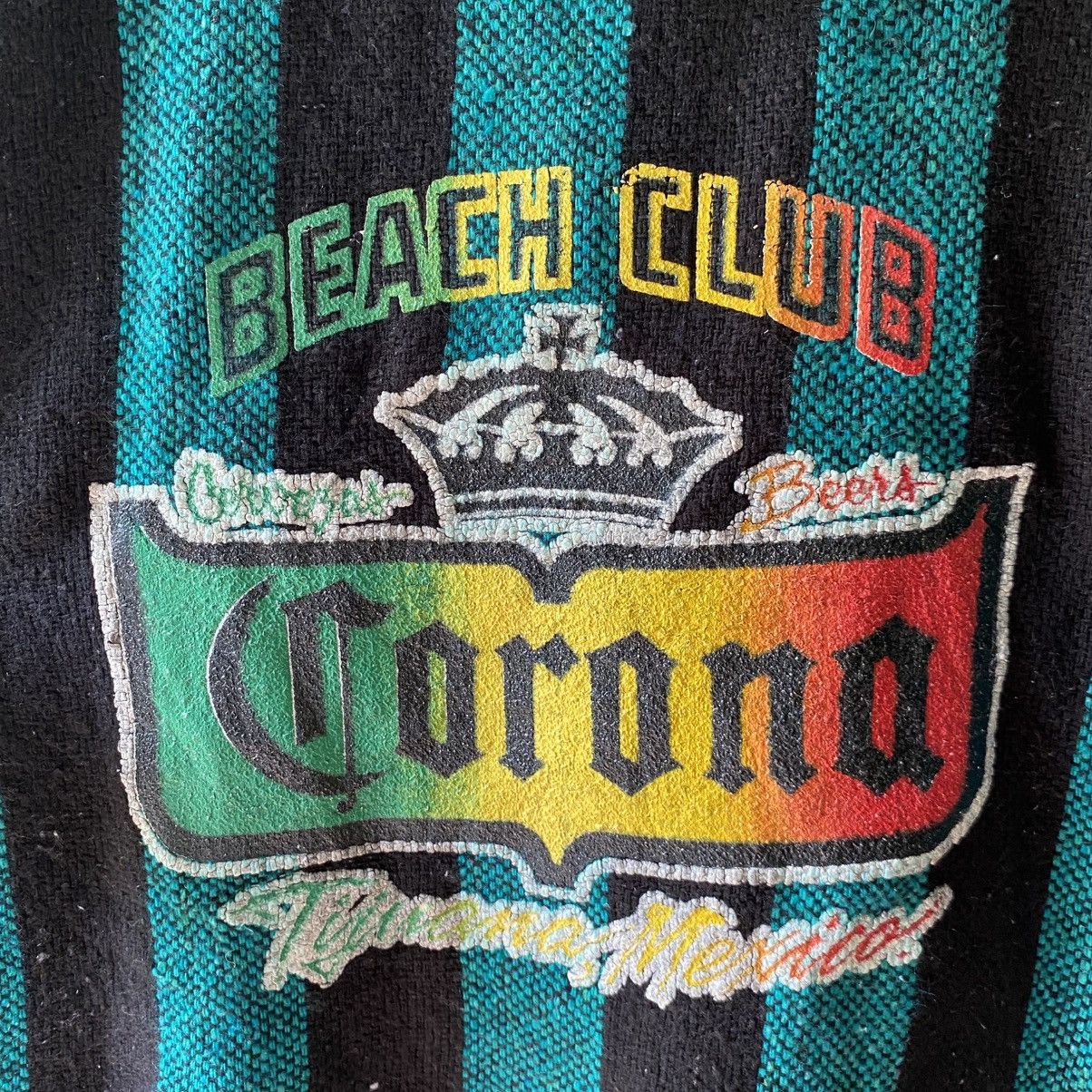Vintage Black and Teal Striped Baja Hoodie Size US L / EU 52-54 / 3 - 6 Thumbnail
