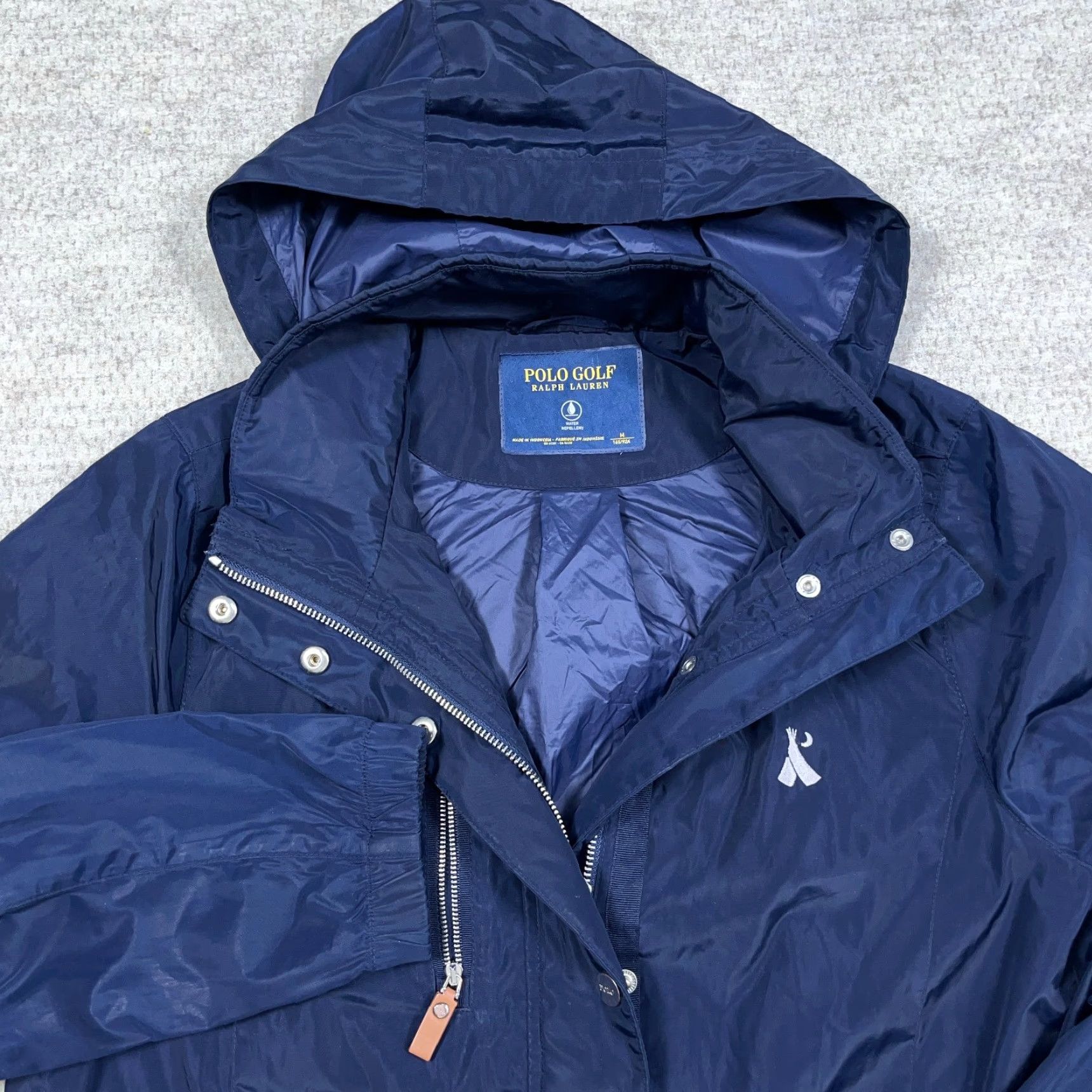 Ralph Lauren Ralph Lauren Polo Golf Jacket Women Medium Navy Blue Windbreaker Rain Coat Hood Womens Size M / US 6-8 / IT 42-44 - 2 Thumbnail