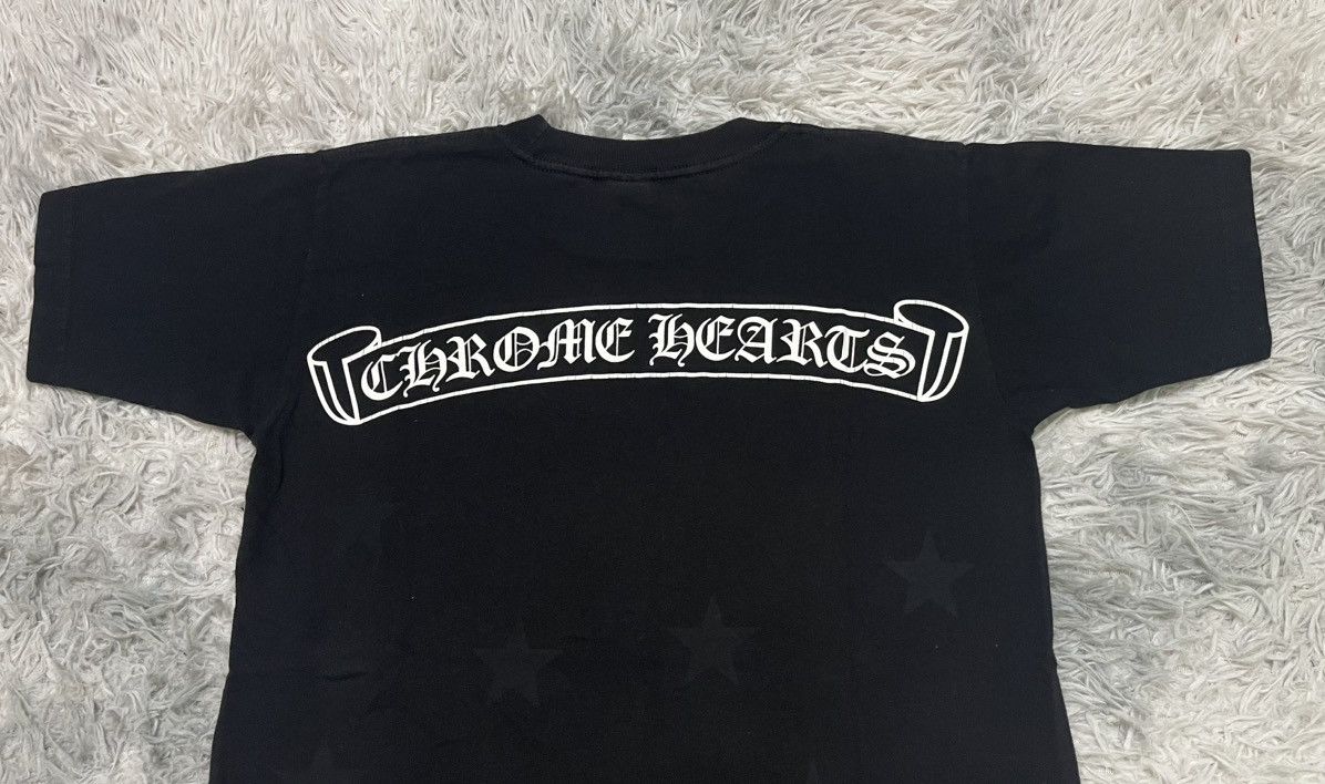 Chrome Hearts VINTAGE CHROME HEARTS STAR SCROLL HORSESHOE LOGO POCKET TEE Size US S / EU 44-46 / 1 - 15 Thumbnail