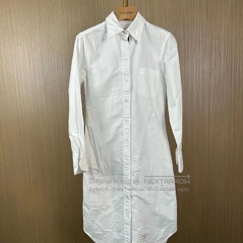 Thom Browne Thom Browne White Cotton Shirt for Women . Size M / US 6-8 / IT 42-44 - 1 Thumbnail