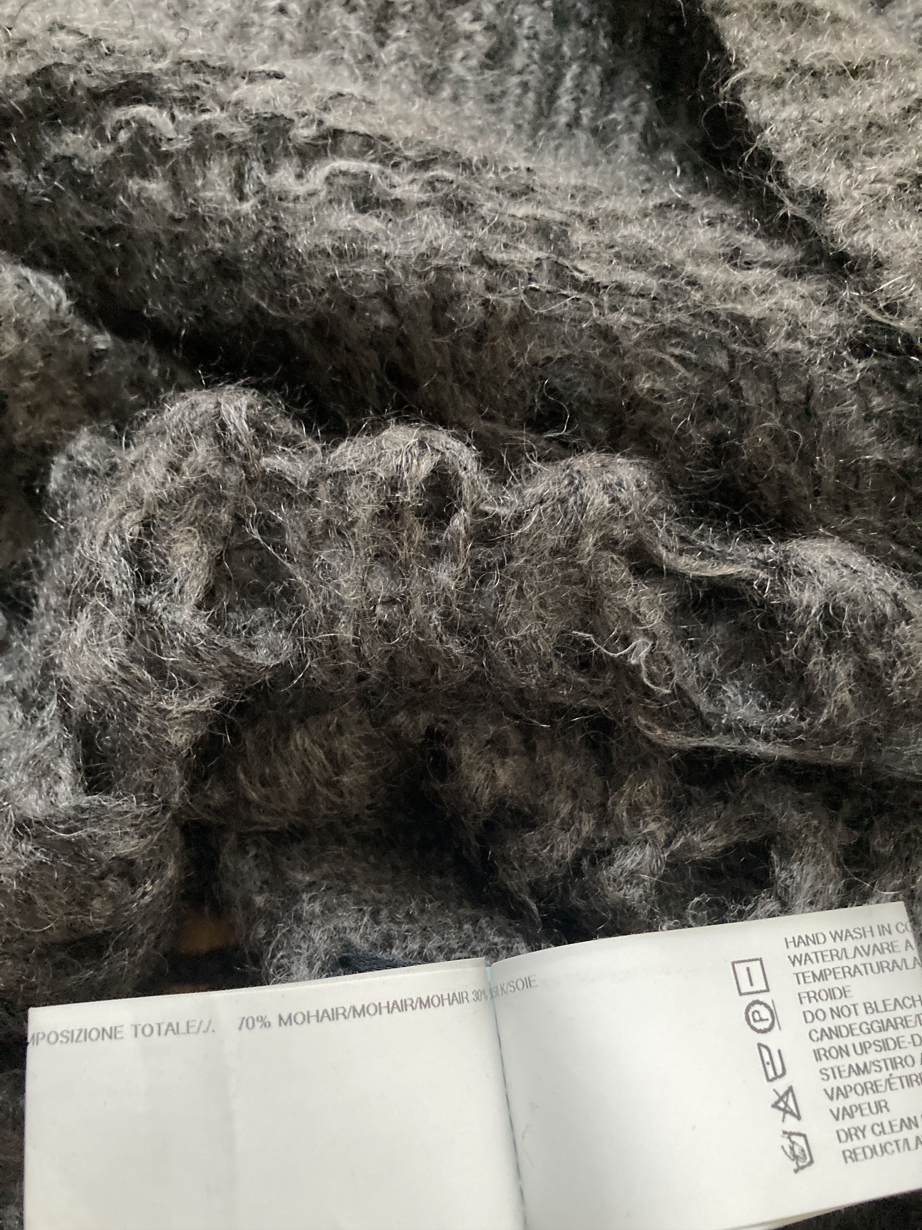 Rick Owens F/W 14 "MOODY" Sample Mohair & Silk Psycho Knit Rick Owens Size US M / EU 48-50 / 2 - 22 Thumbnail