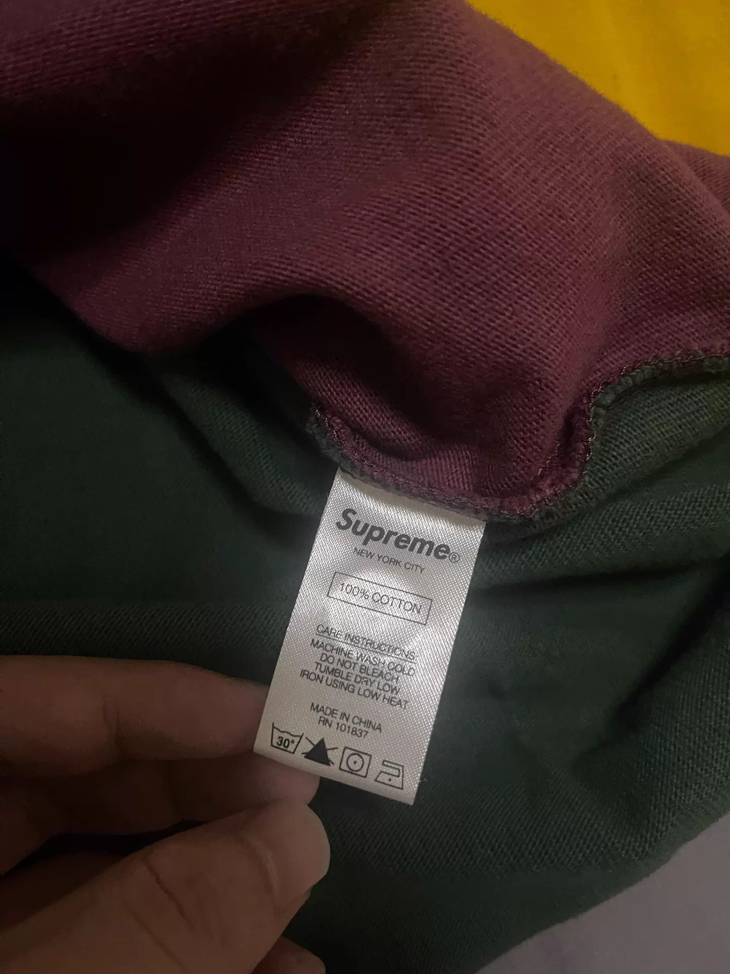 Supreme Supreme colorblocked baseball jacket XL NWT Size US XL / EU 56 / 4 - 7 Thumbnail