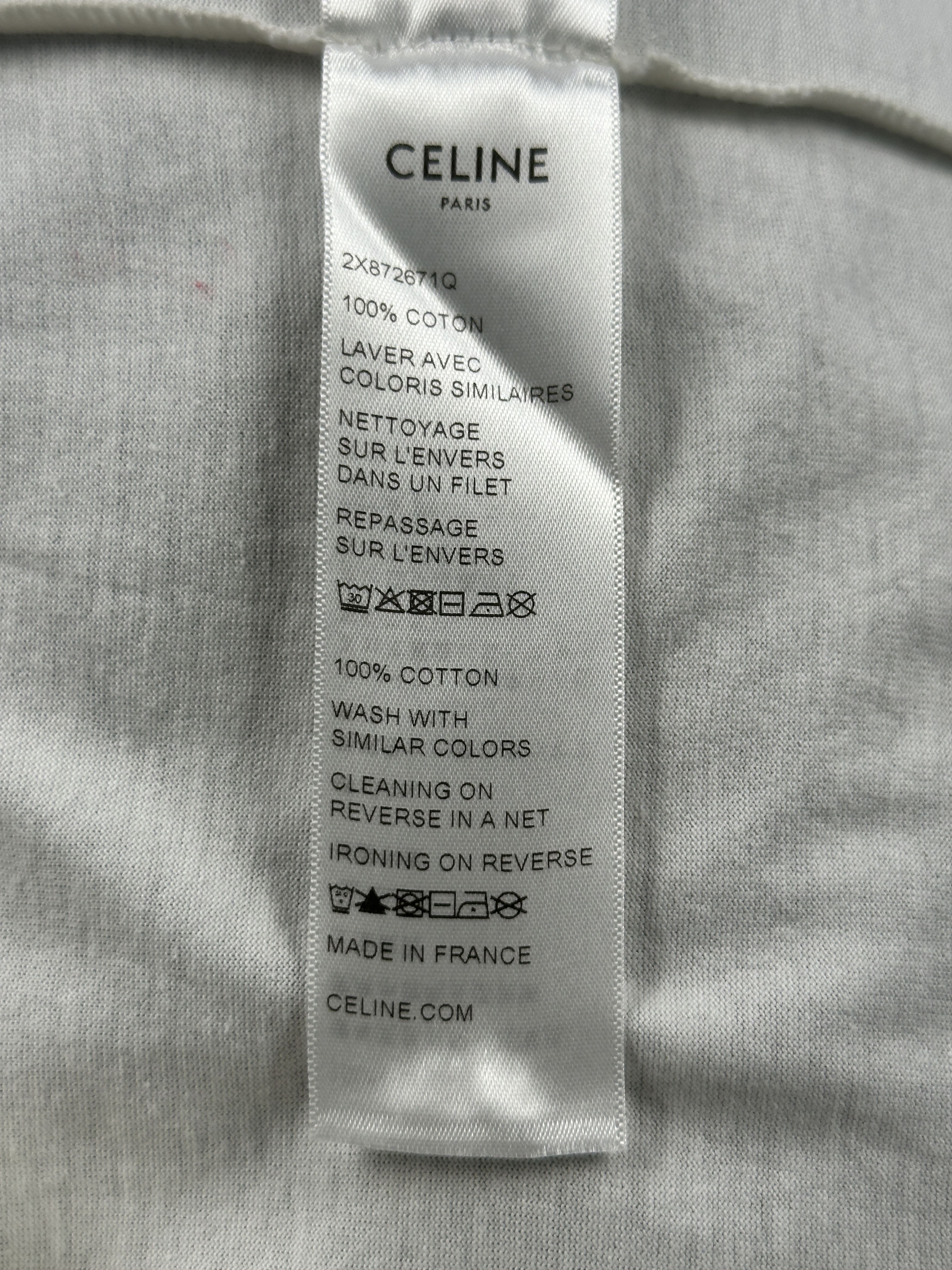 Celine Paris Triomphe Print T-Shirt Size S / US 4 / IT 40 - 14 Thumbnail