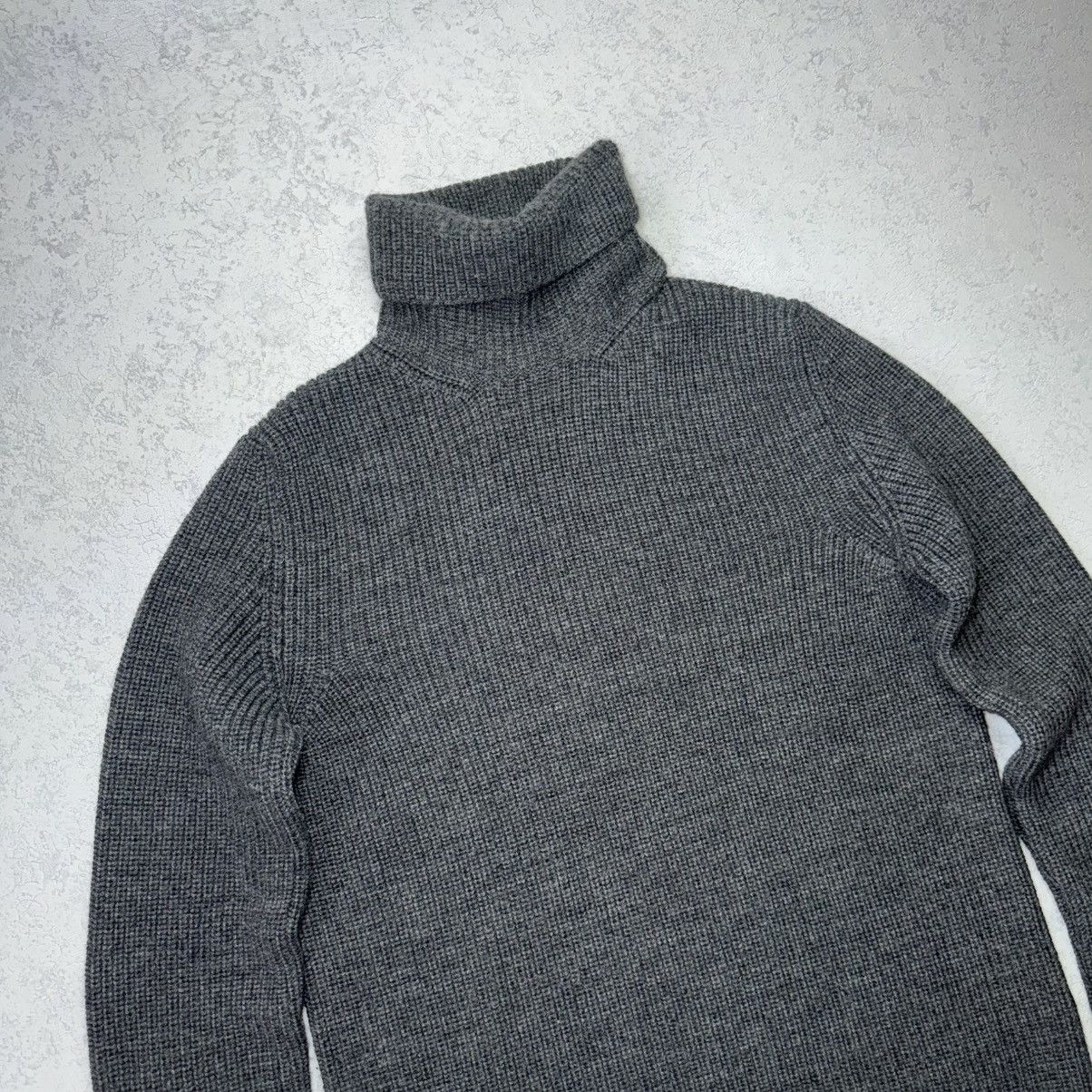 Prada Vintage 00’ Prada Wool Knit Ribbed Turtleneck Sweater Size US XL / EU 56 / 4 - 5 Thumbnail