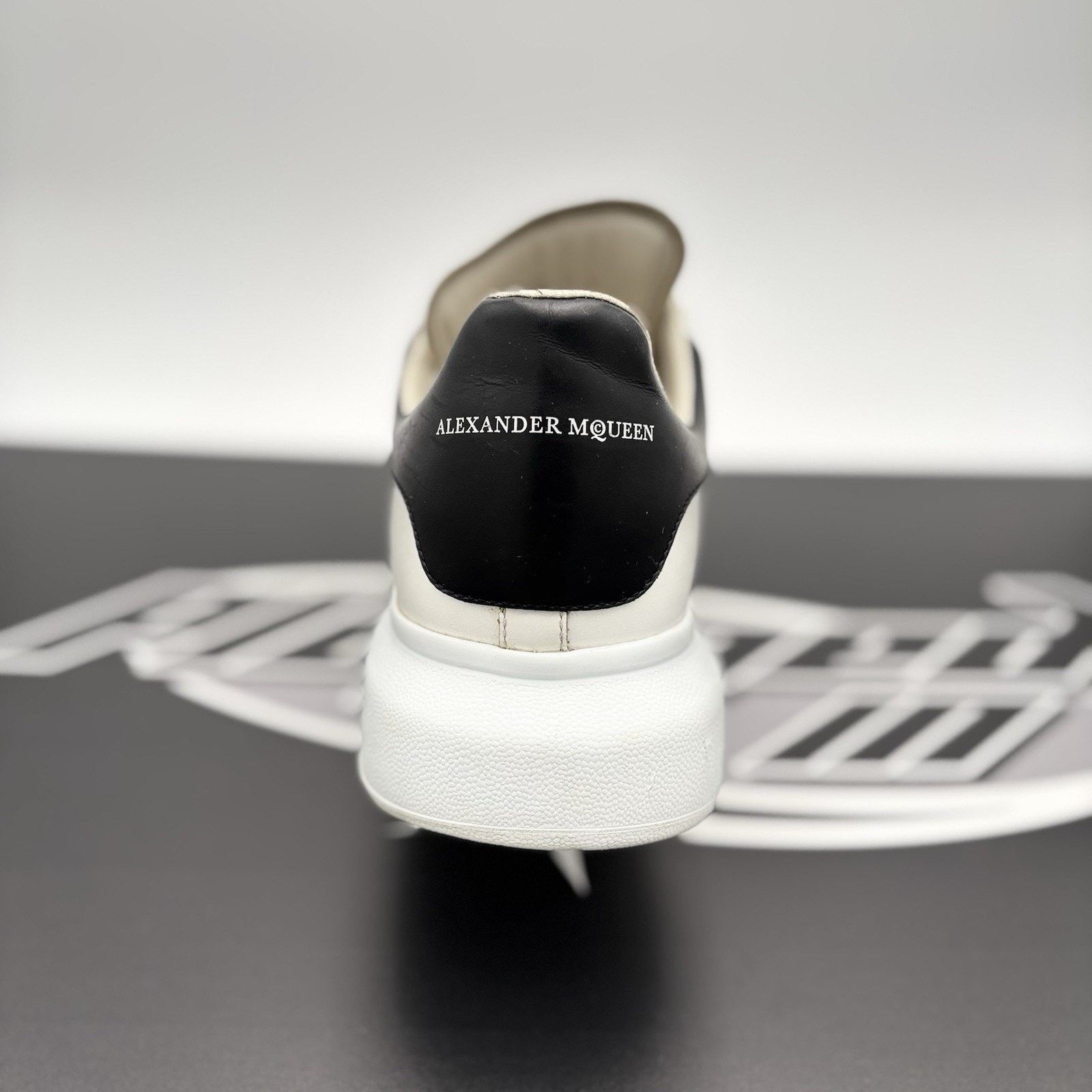 Alexander McQueen Alexander McQueen Front Studded ' White, Black ' | GREAT! Size US 11 / EU 44 - 12 Thumbnail