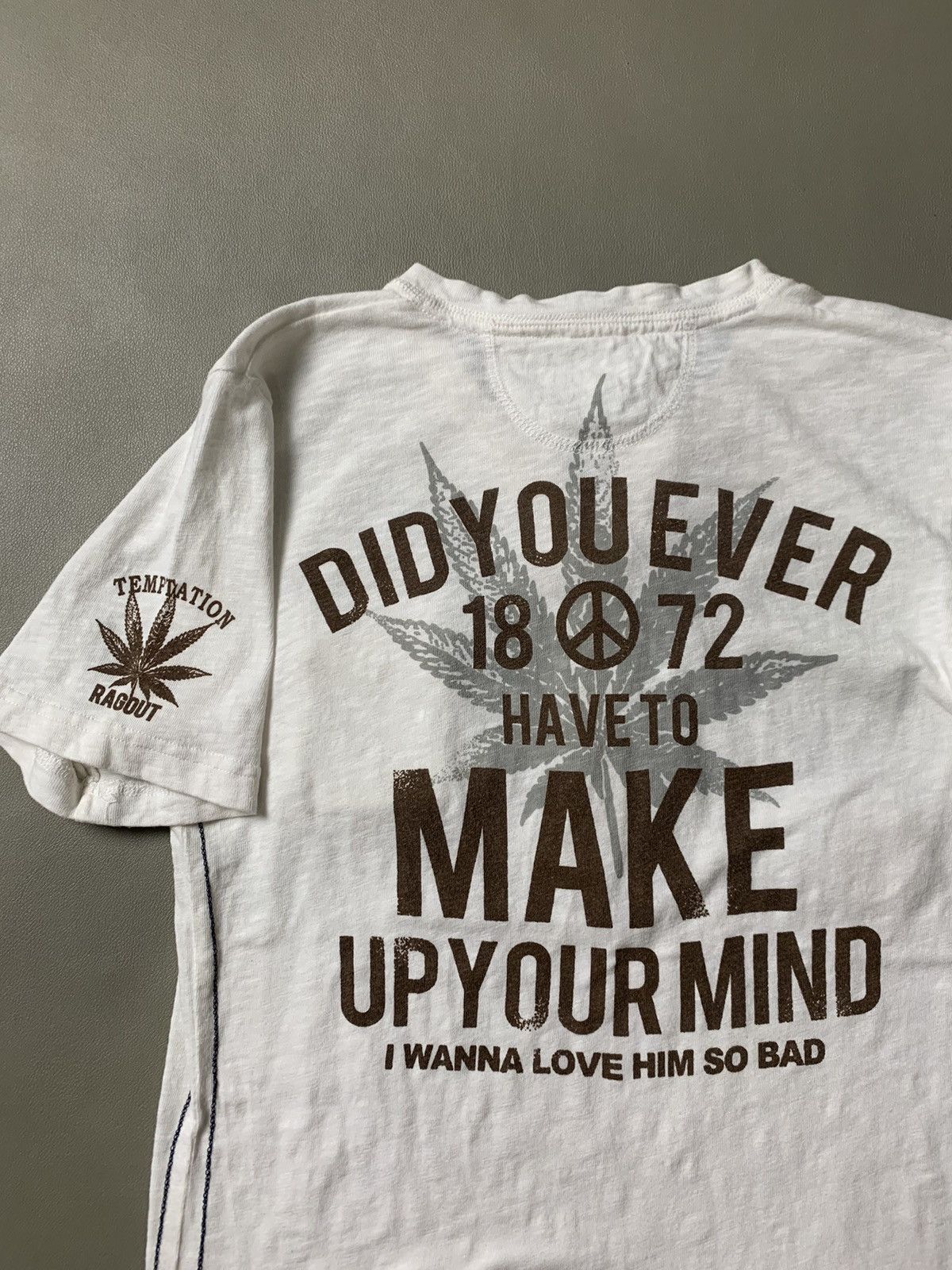 Beauty Beast × If Six Was Nine × Japanese Brand Ragout Hippies Weed Poem Tshirt Size US M / EU 48-50 / 2 - 3 Thumbnail