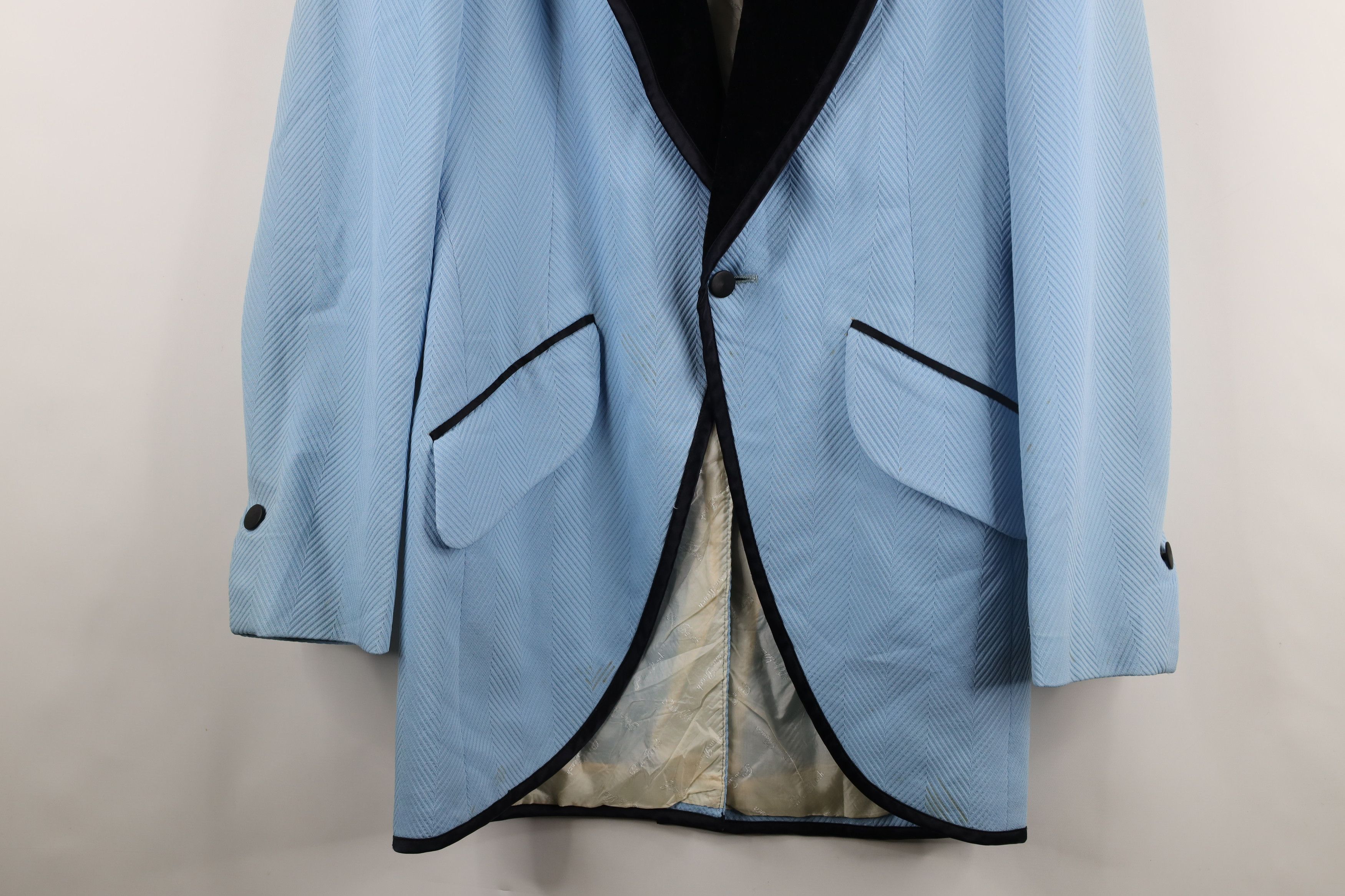 Vintage Vintage 60s Rockabilly Collar Smoking Prom Tuxedo Jacket Size US L / EU 52-54 / 3 - 3 Thumbnail