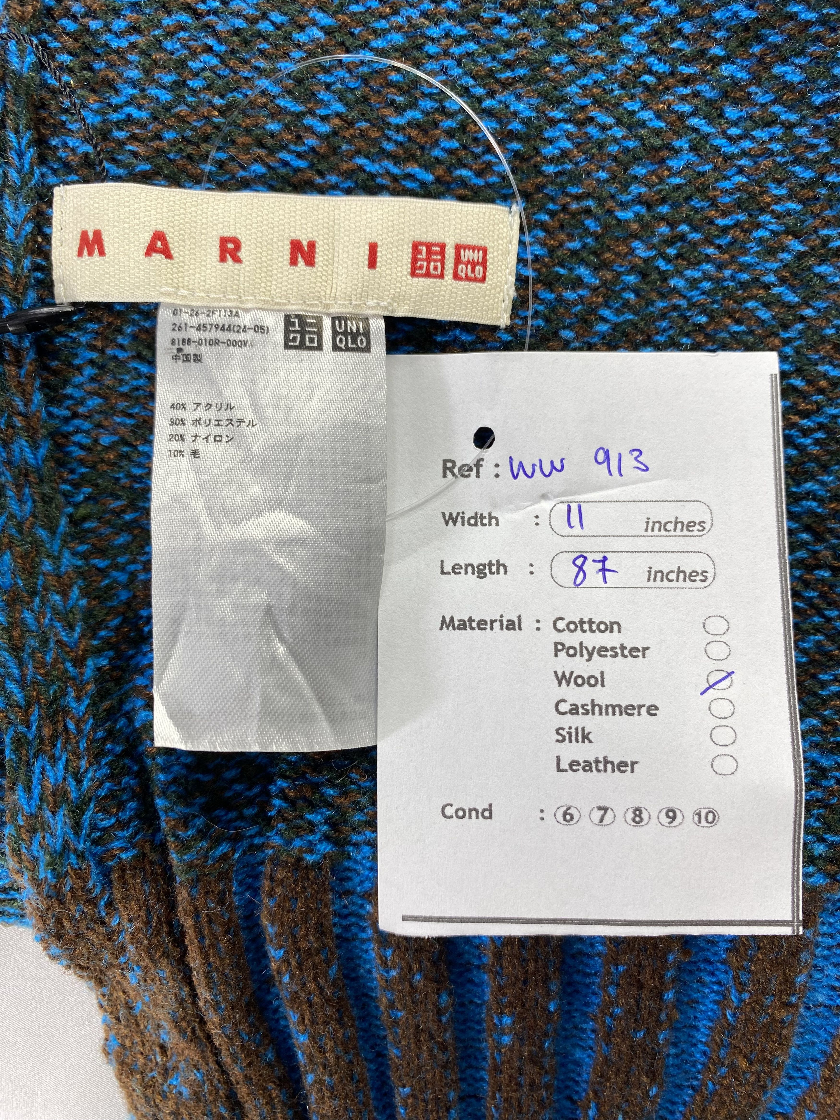 Marni × Uniqlo Marni Scarf / Muffler / Neckwear - WW913 Size ONE SIZE - 7 Thumbnail