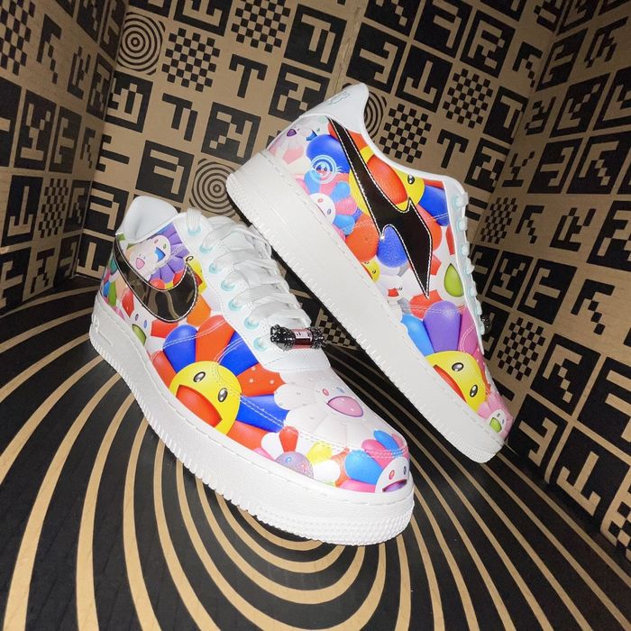 Nike RTFKT x Nike Air Force 1 Low Murakami Drip 1 3822 Grailed