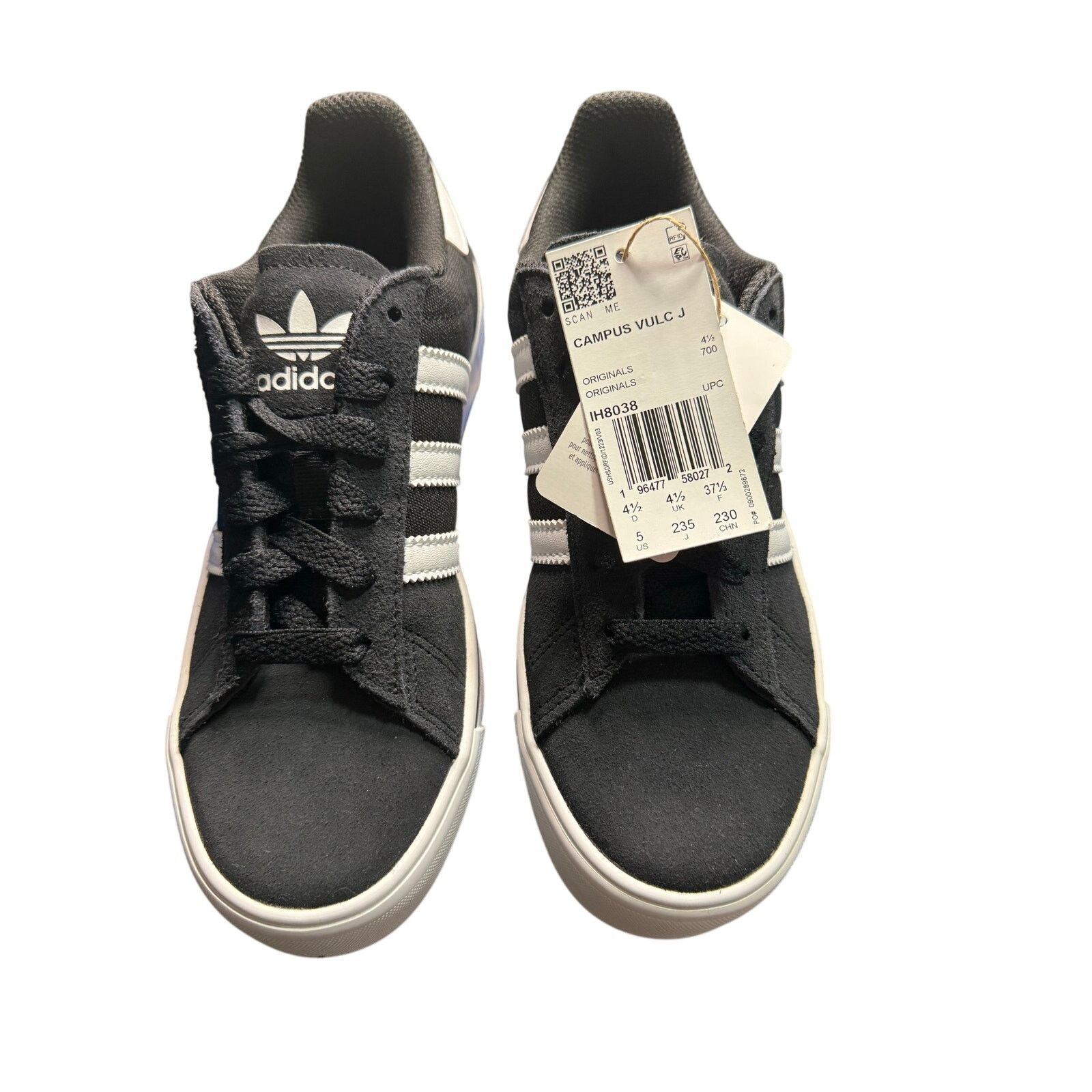 Adidas Adidas Kids Campus Vulc J Size 5y Size US 5 / EU 37 - 7 Thumbnail